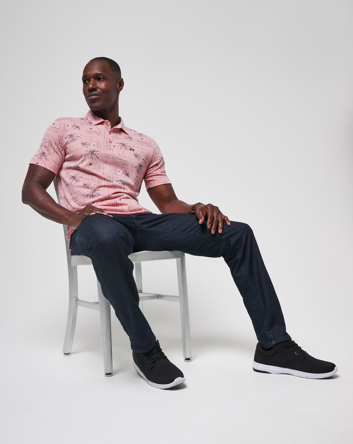 Men Coconut Palm Polo