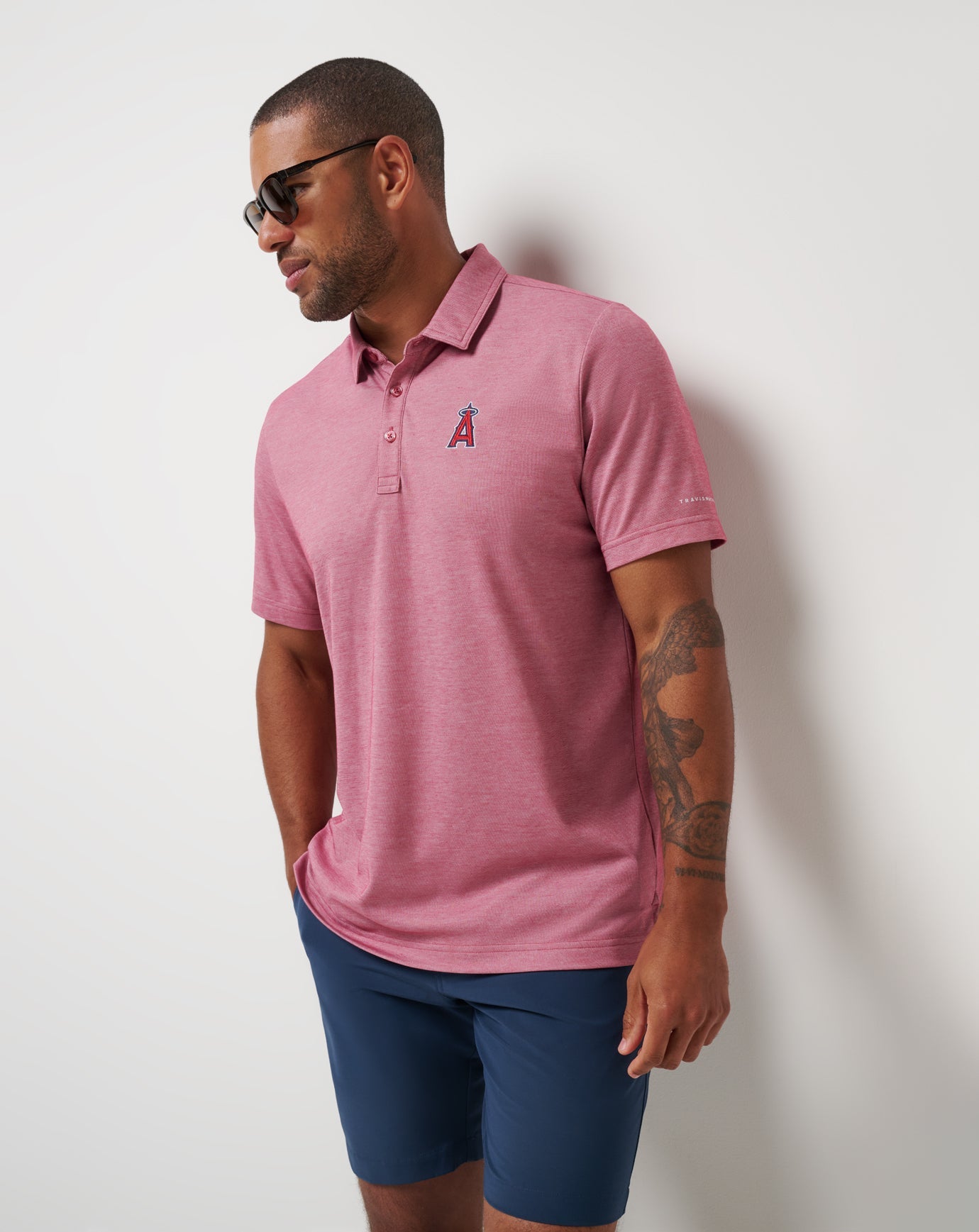 Men|New Los Angeles Angels Playoff Pitch Polo