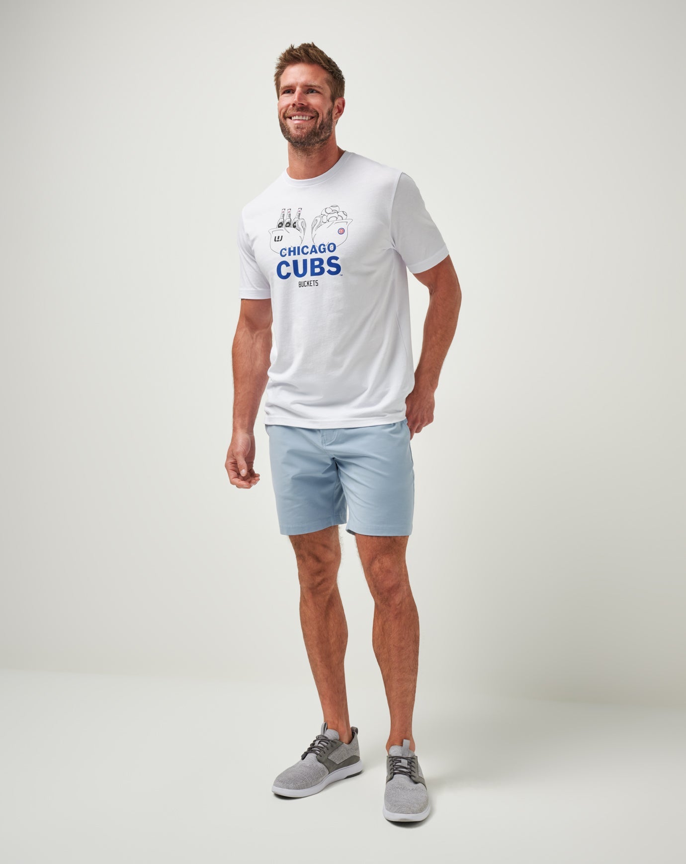 Men|Game Day|New Chicago Cubs Strike One Tee
