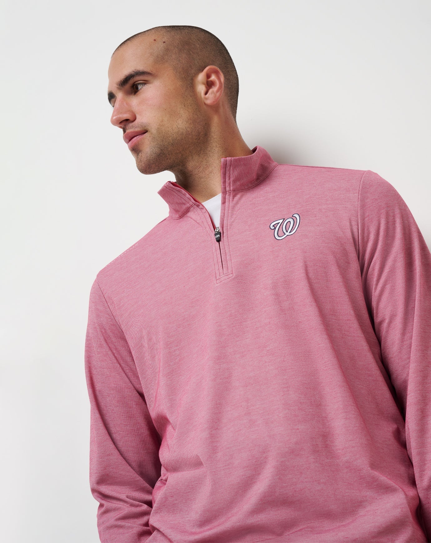 Men|New Washington Nationals Time To Tailgate Quarter Zip