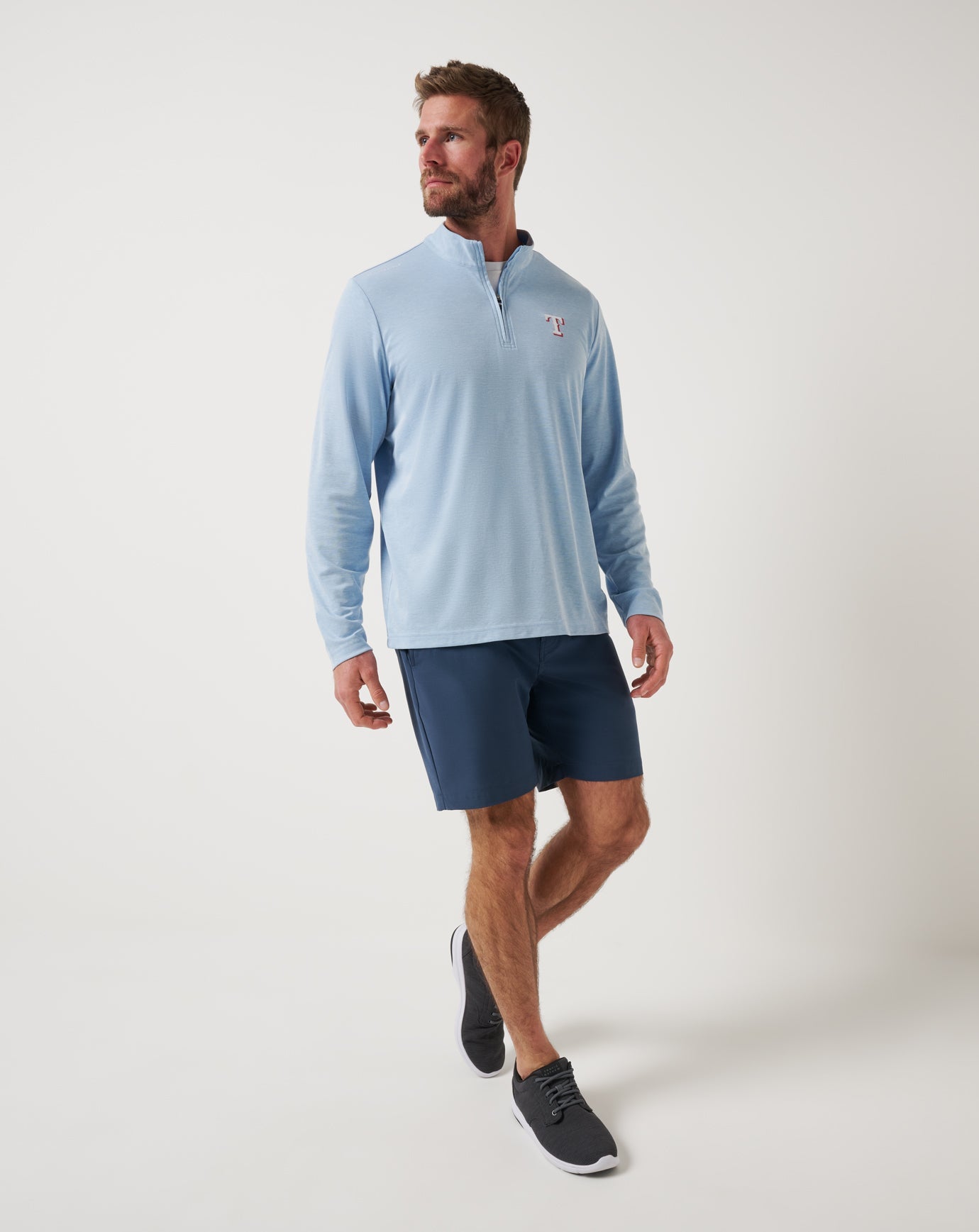 Men|New Texas Rangers Time To Tailgate Quarter Zip