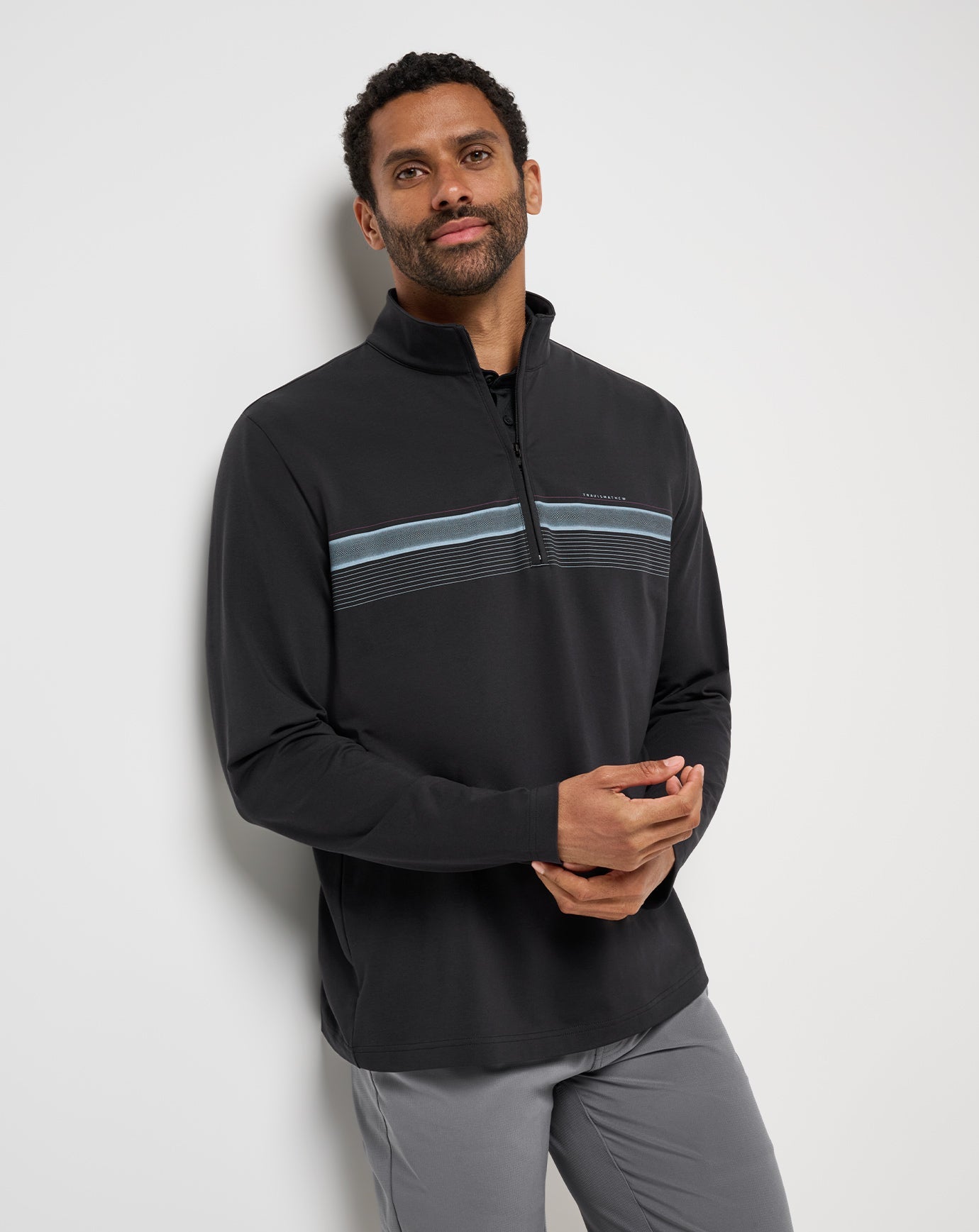 Men|Golf Nautical Adventure Quarter Zip