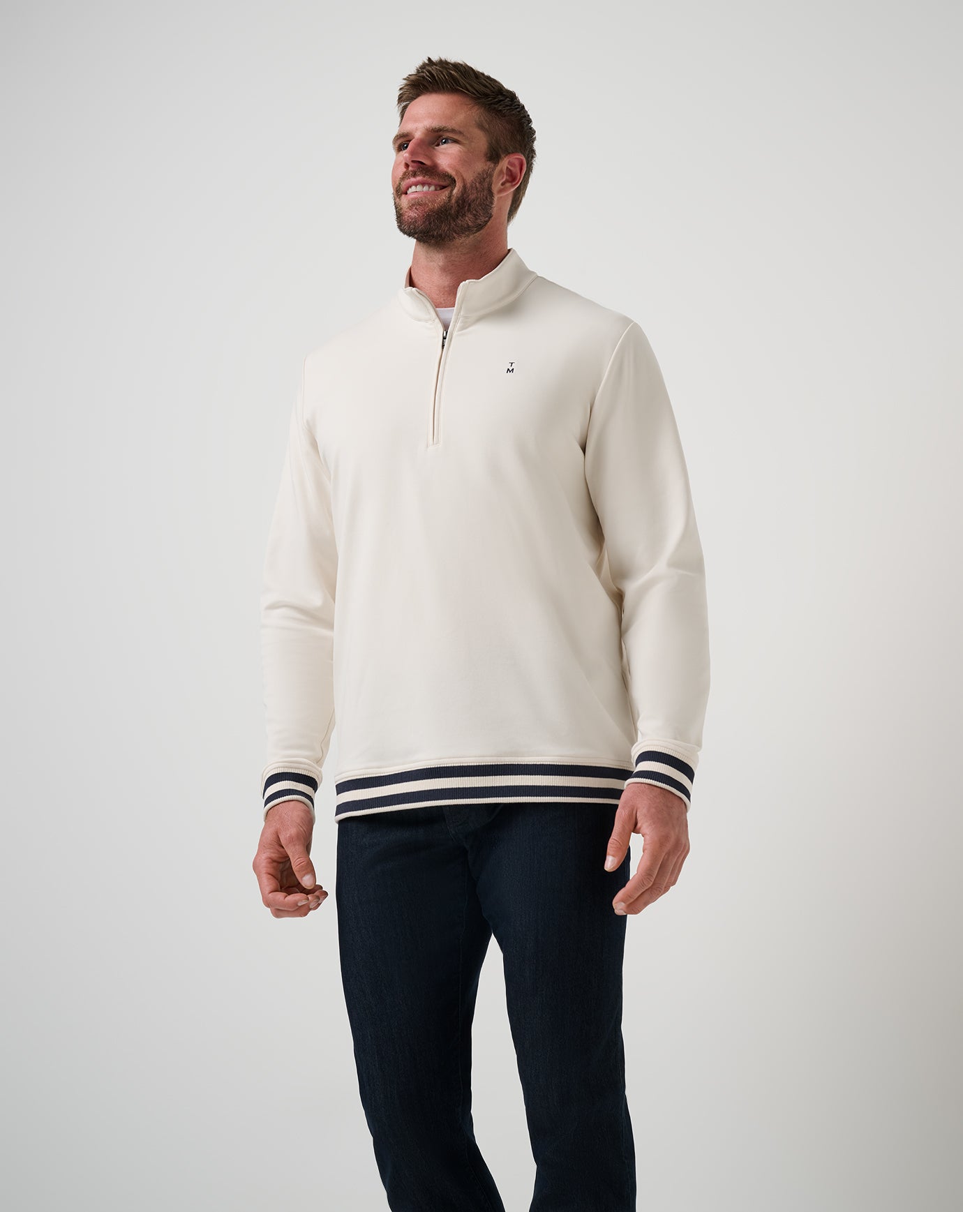 Men Happier Hour Quarter Zip