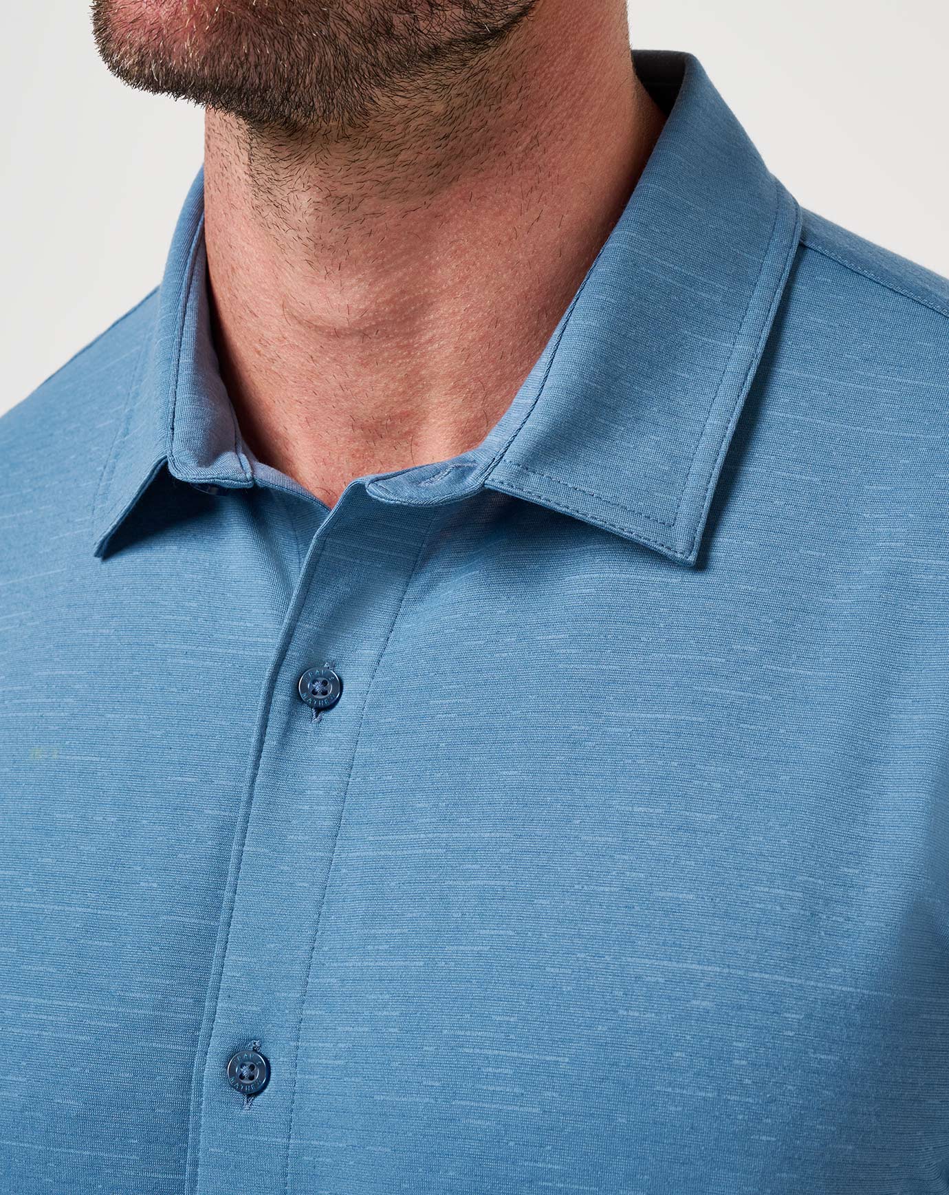 Men The Heater Button-Up