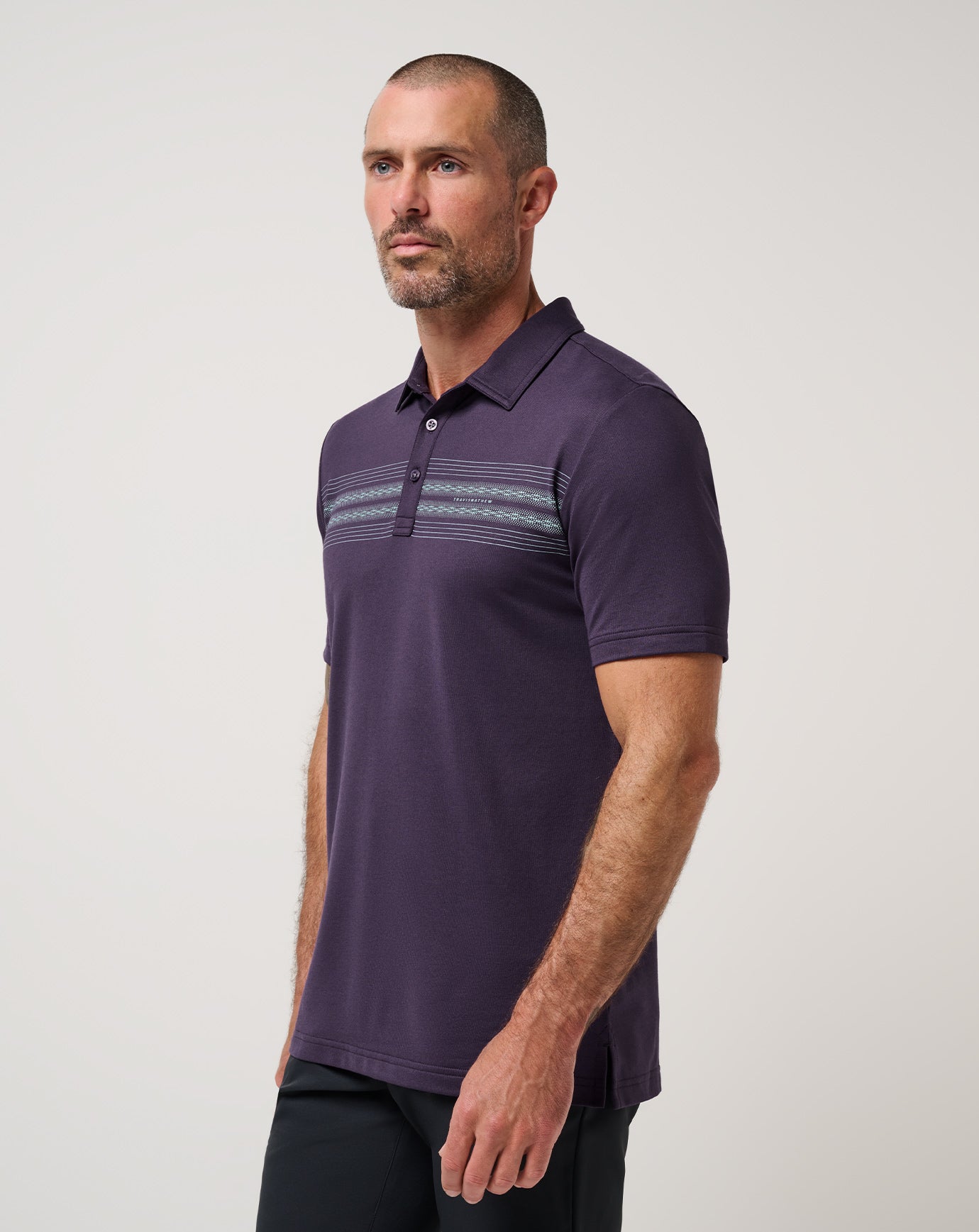 Men|Golf Featherweight Chest Stripe Polo