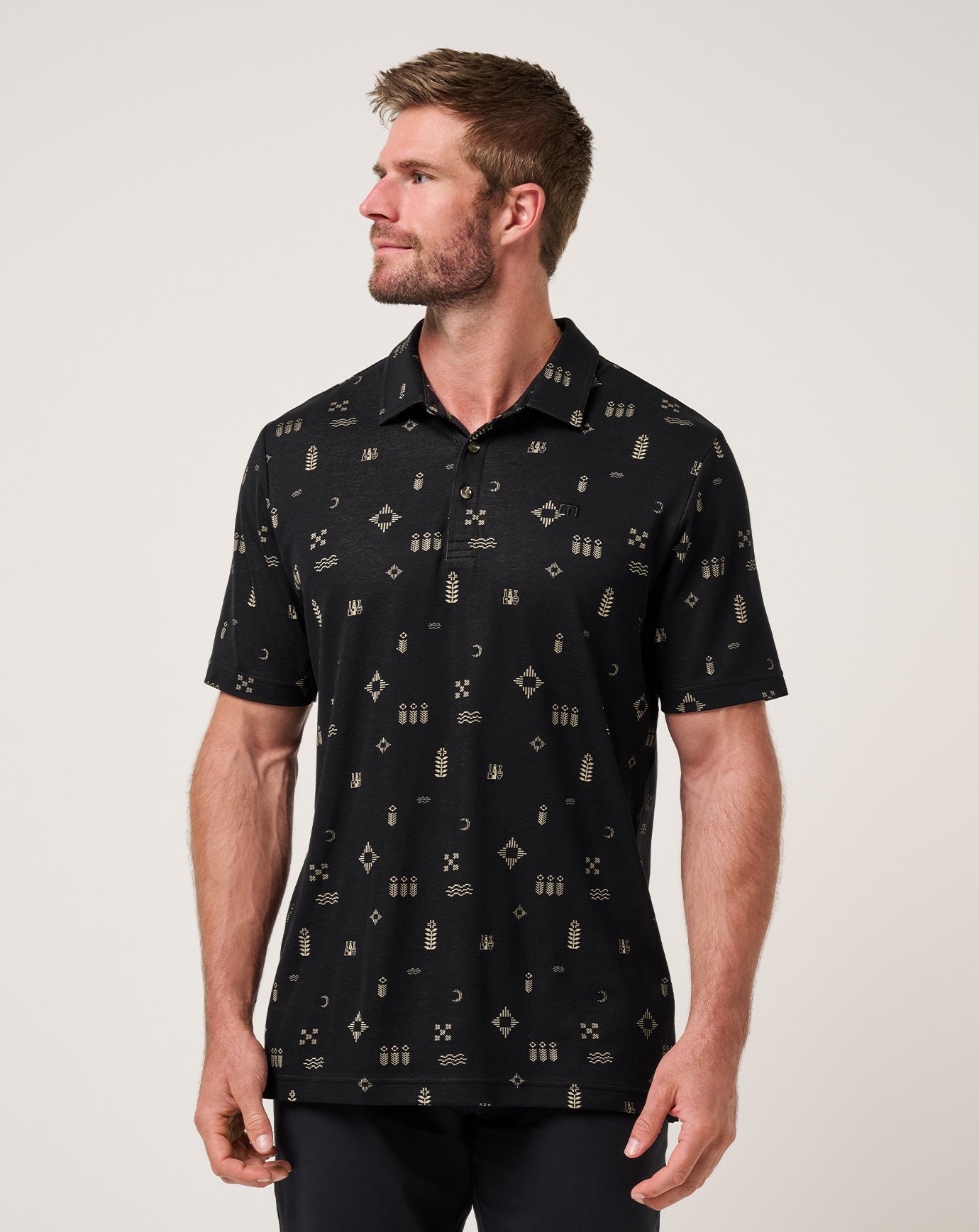 Men Weather Patterns Polo