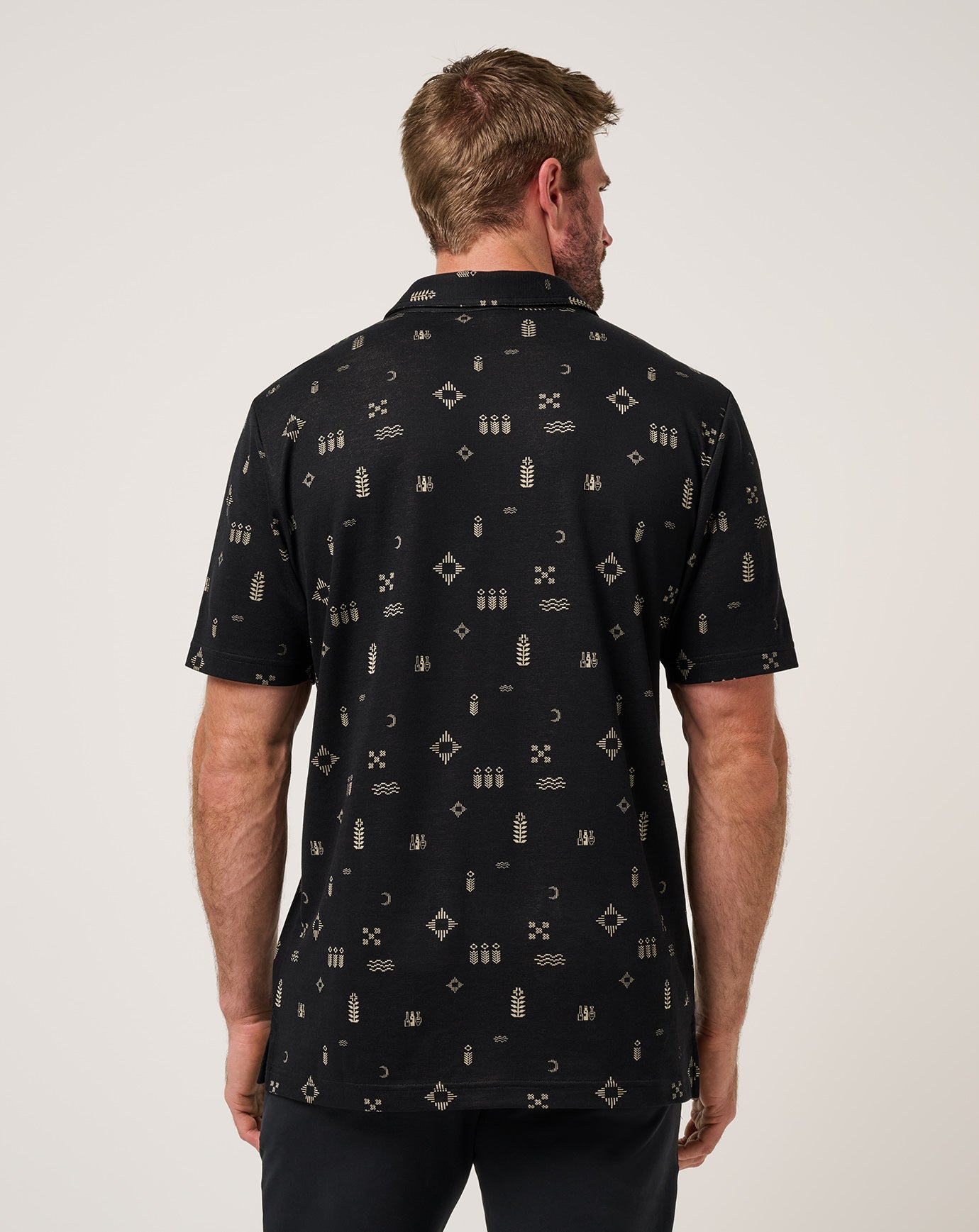 Men Weather Patterns Polo