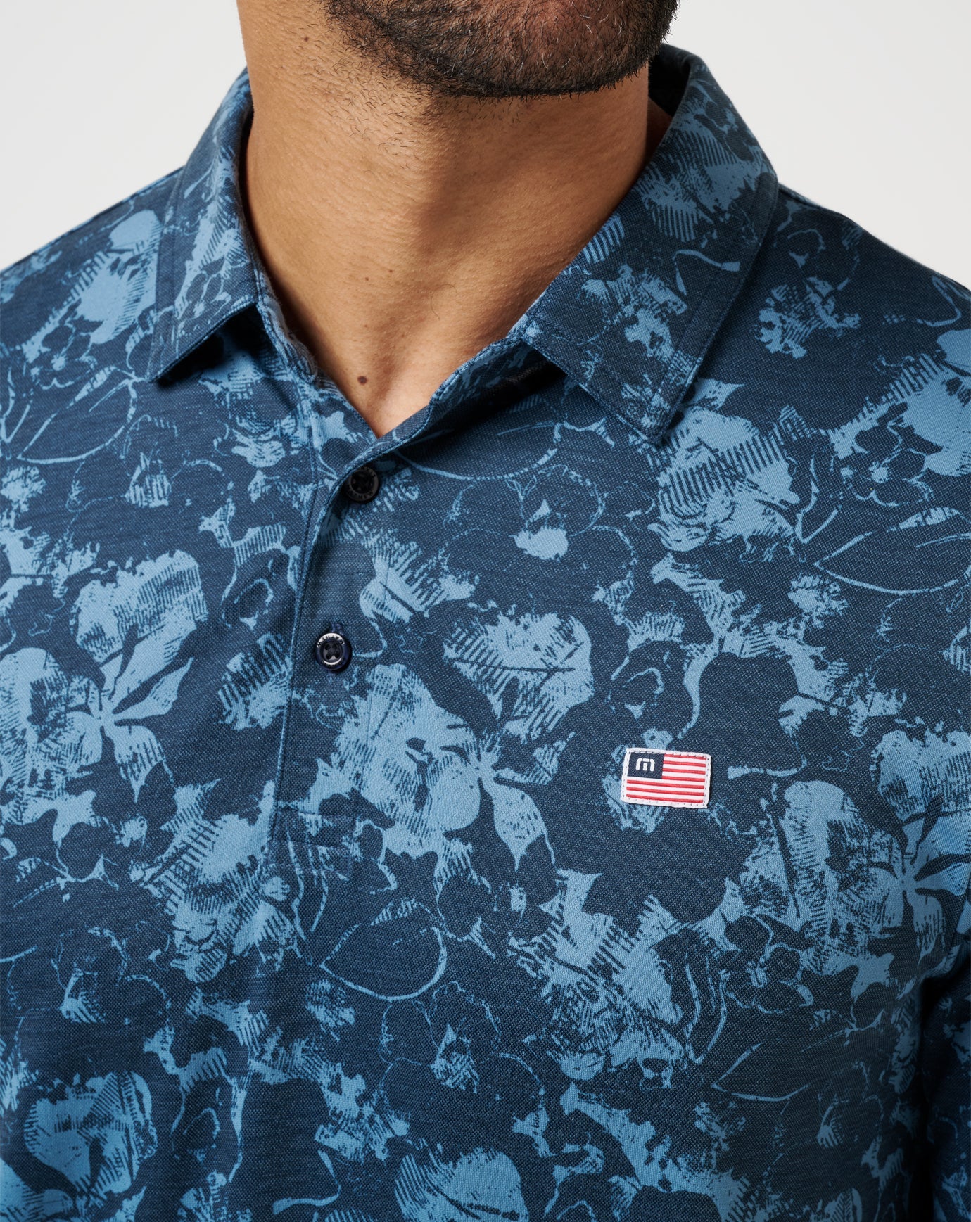 Men|Golf Featherweight Poolside Paradise Polo