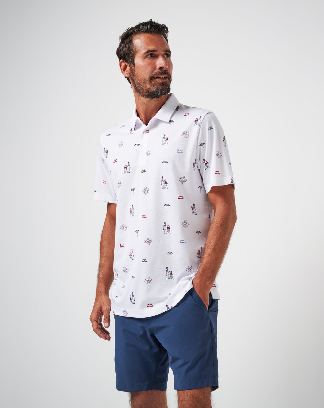 Men Neighborhood Party Polo
