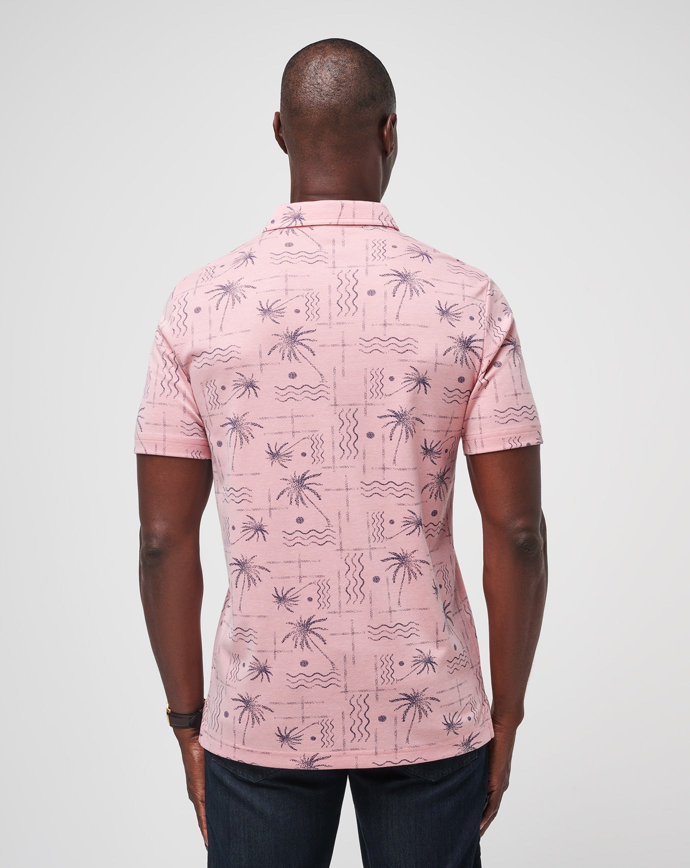 Men Coconut Palm Polo