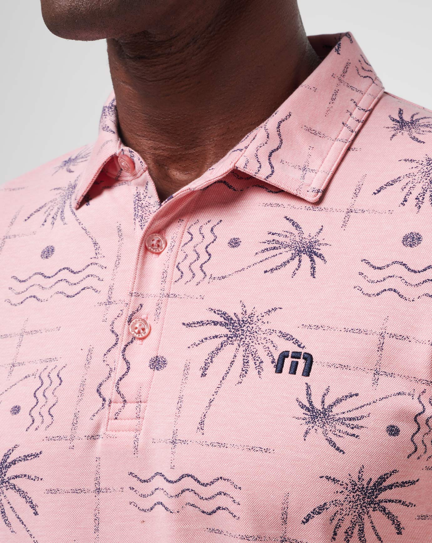 Men Coconut Palm Polo