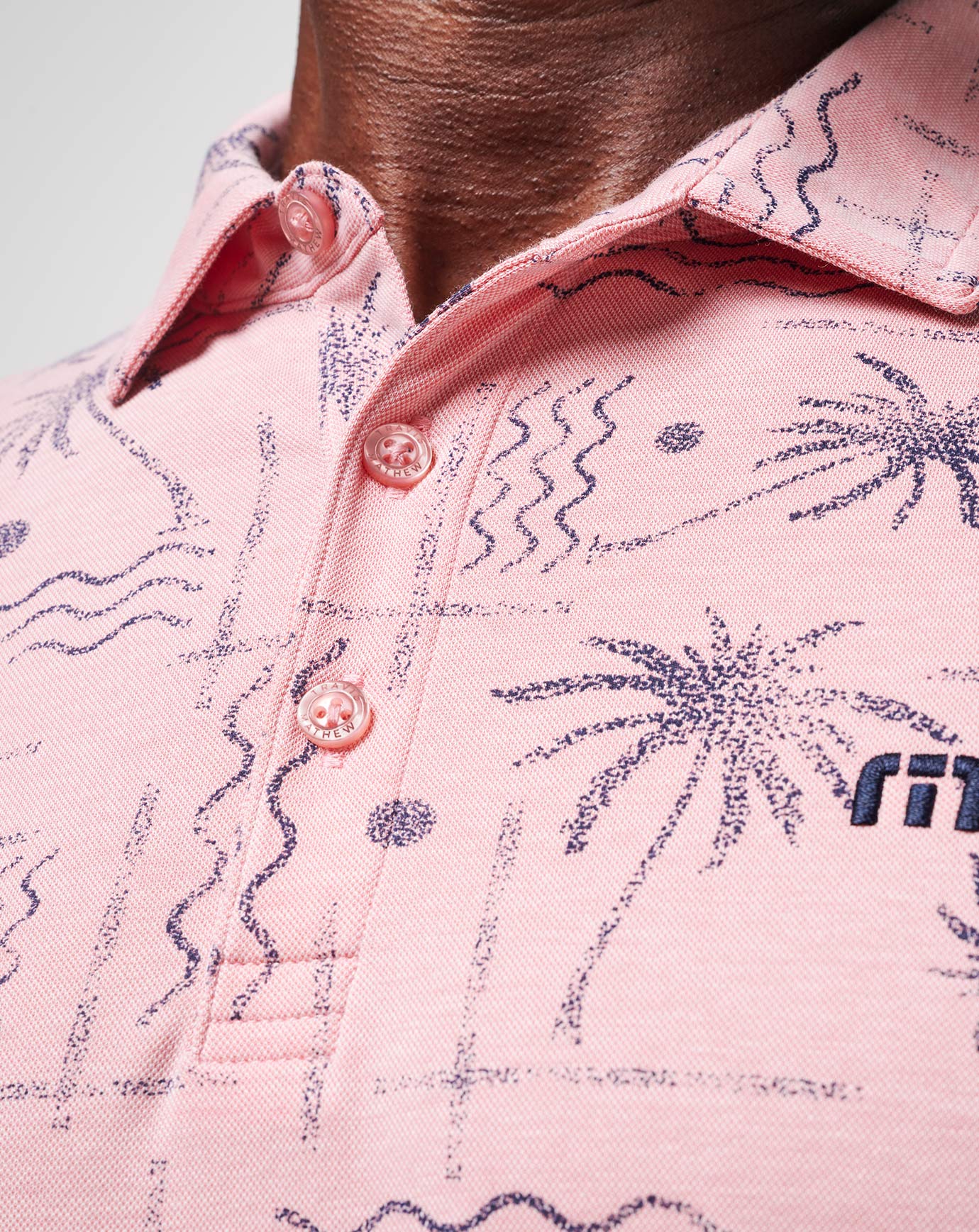 Men Coconut Palm Polo