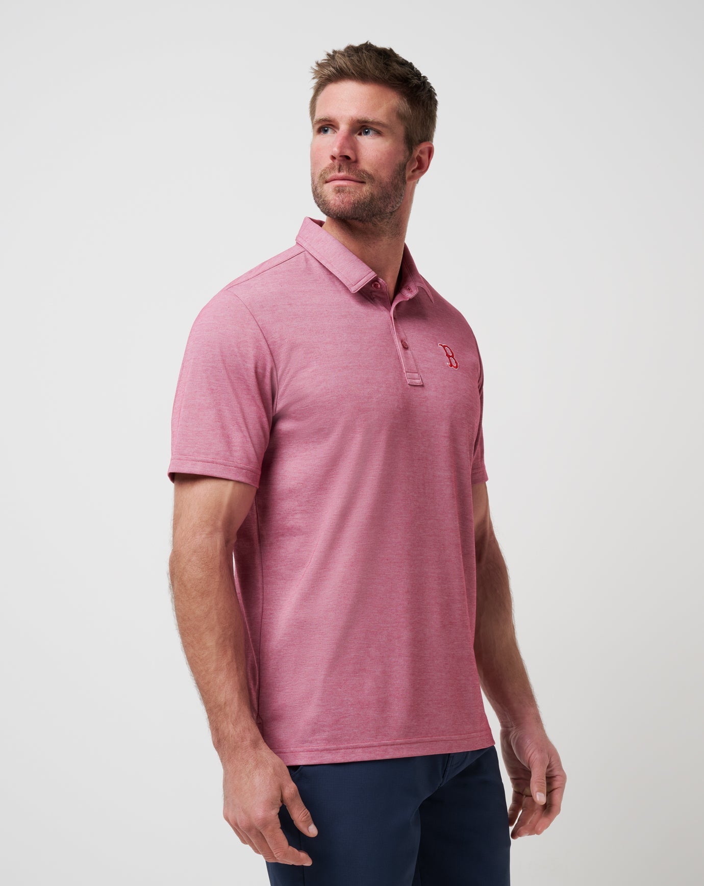 Men|Game Day|New Boston Red Sox Playoff Pitch Polo