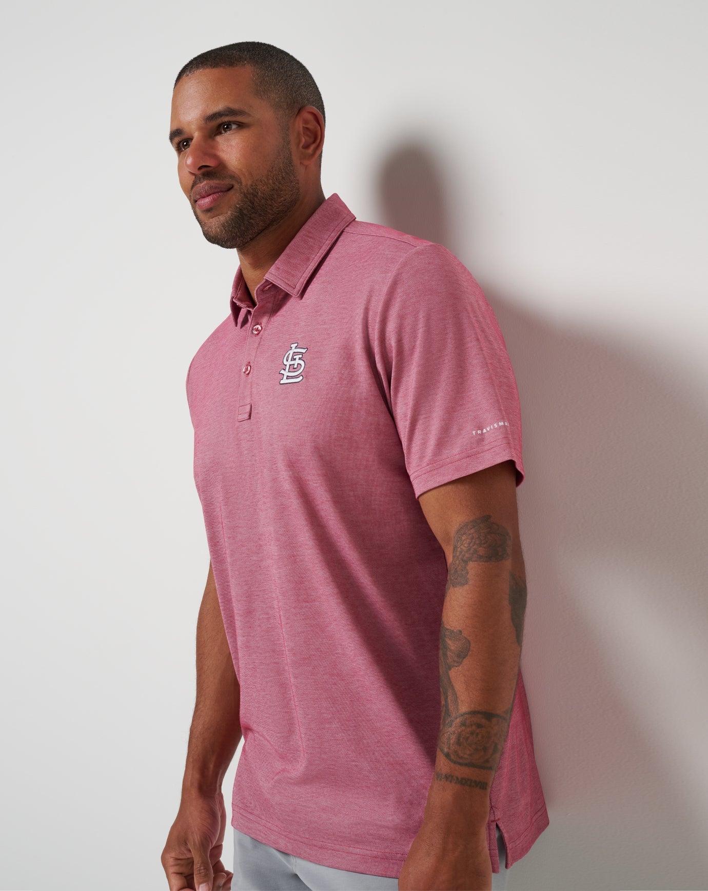 Men|New St Louis Cardinals Playoff Pitch Polo