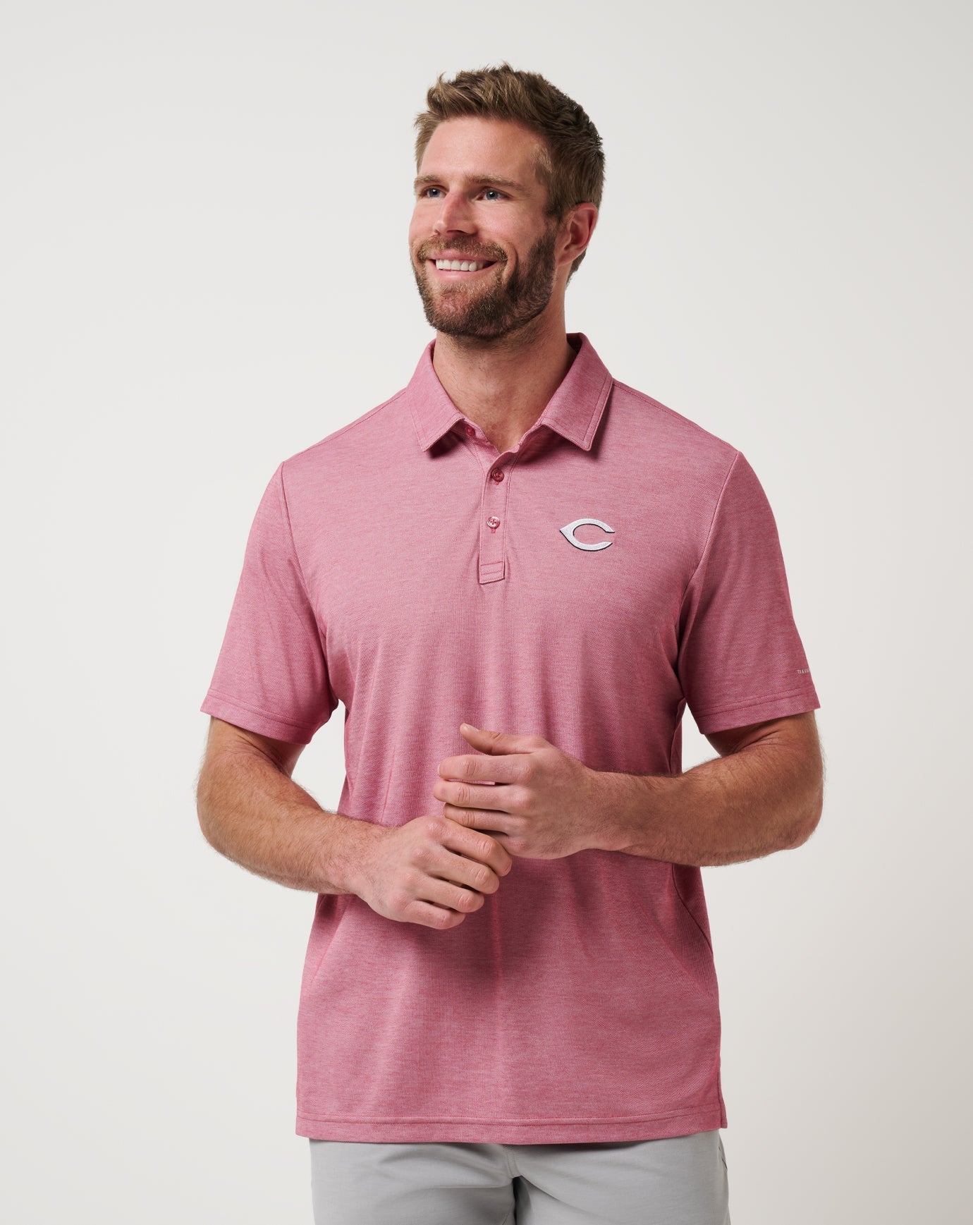 Men|Game Day|New Cincinnati Reds Playoff Pitch Polo