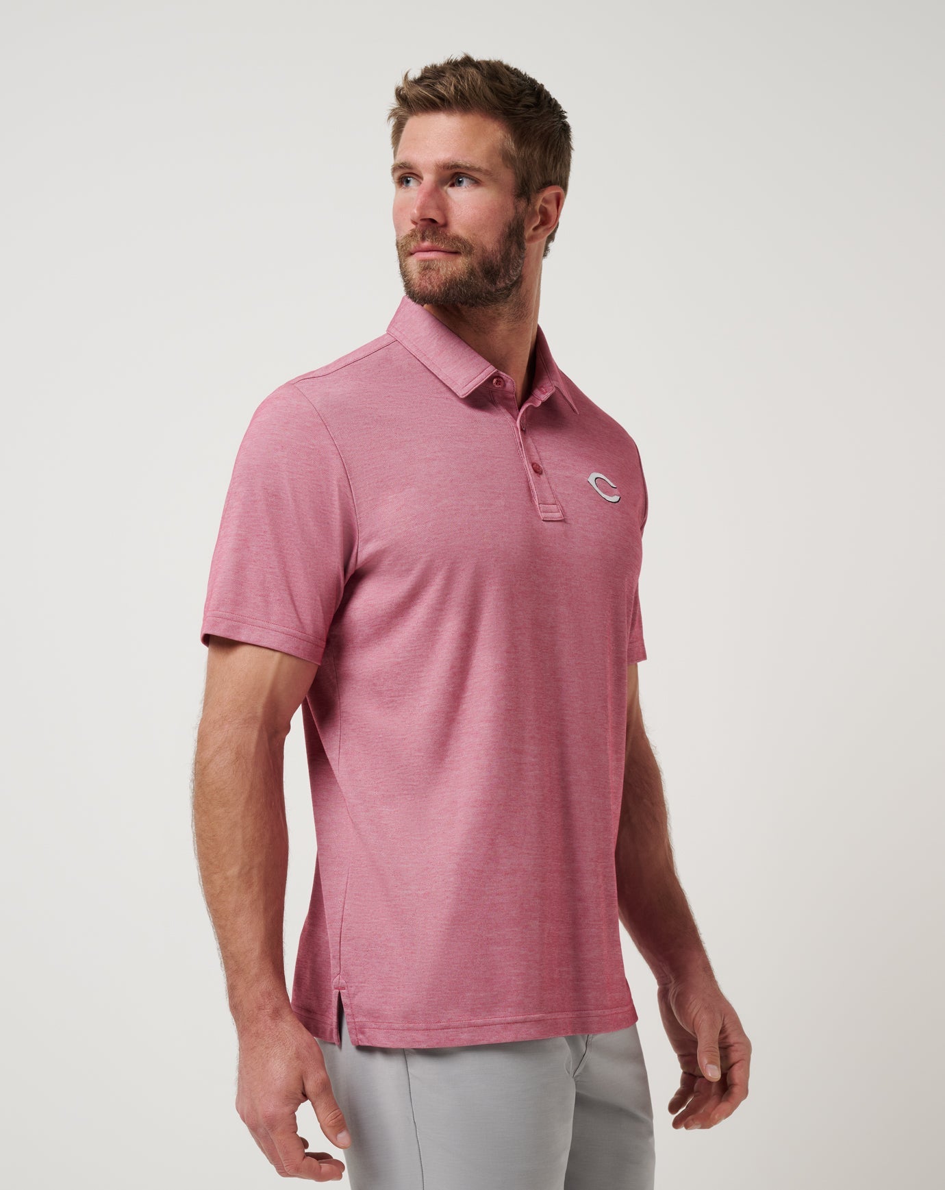 Men|Game Day|New Cincinnati Reds Playoff Pitch Polo