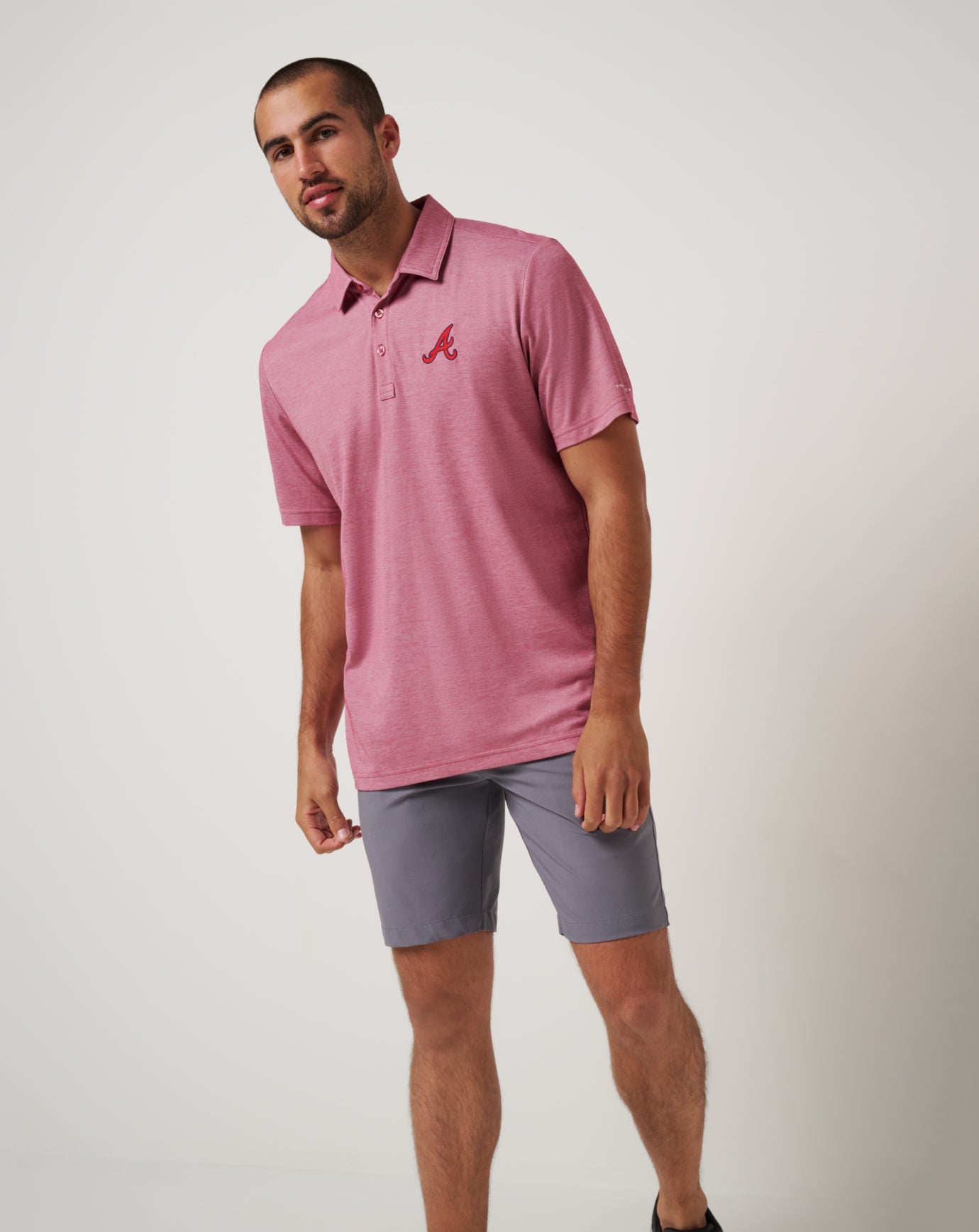 Men|New Atlanta Braves Playoff Pitch Polo