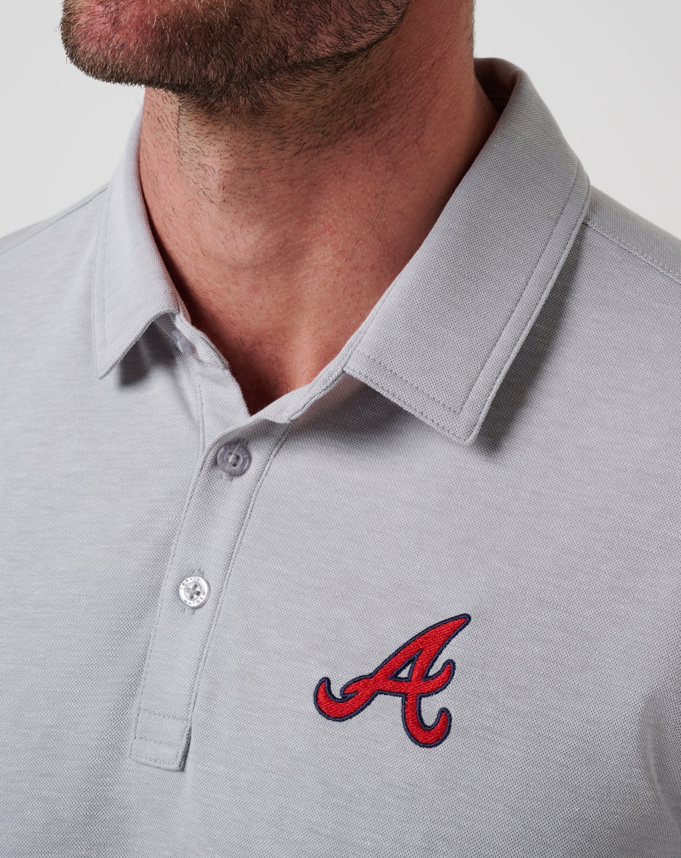 Men|New Atlanta Braves Playoff Pitch Polo