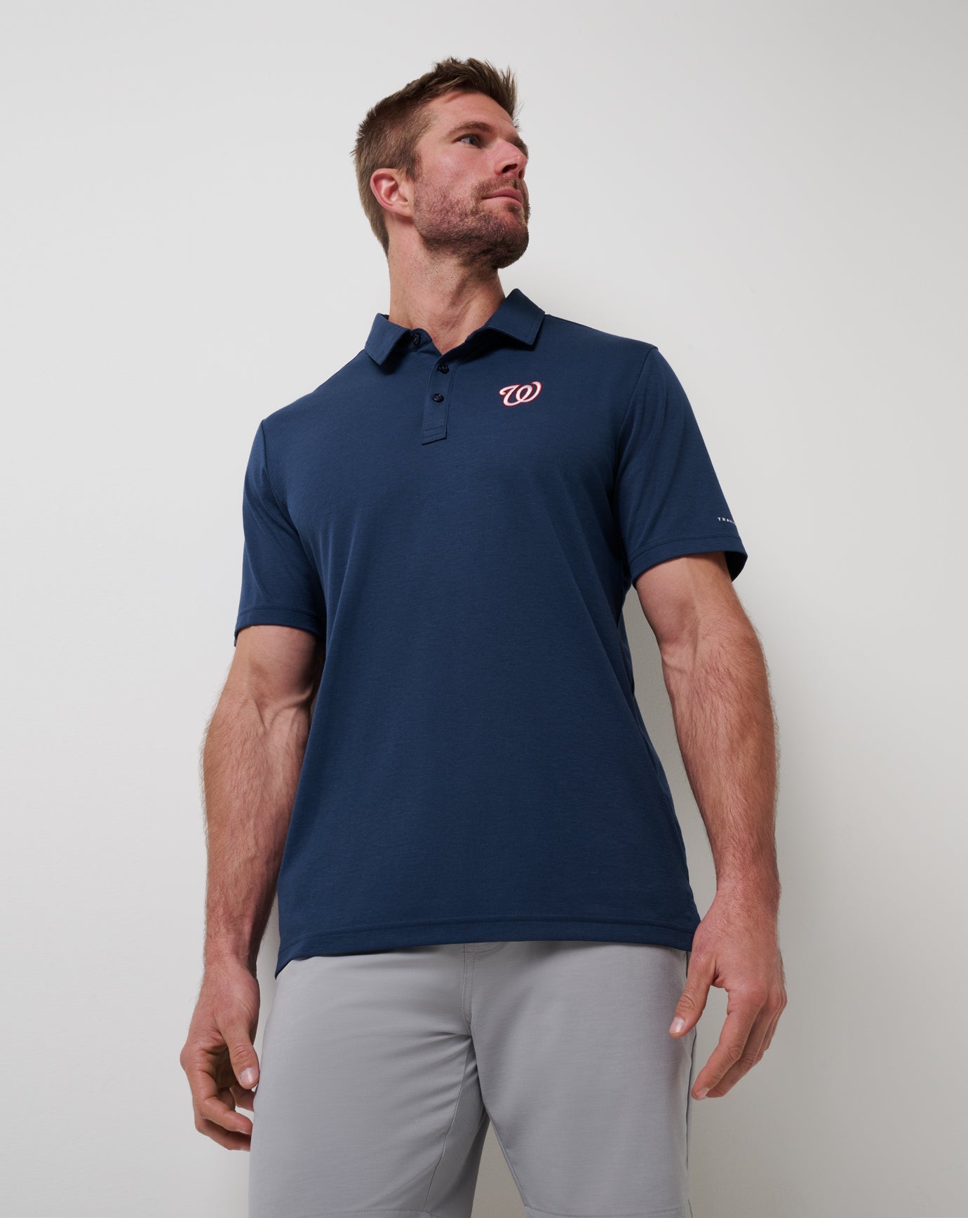 Men|New Washington Nationals Playoff Pitch Polo