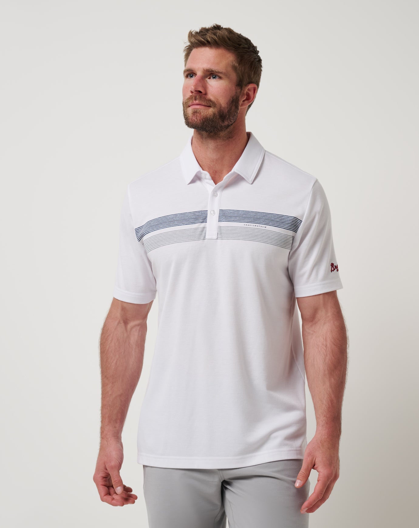 Men|New Atlanta Braves Top Recruit Polo