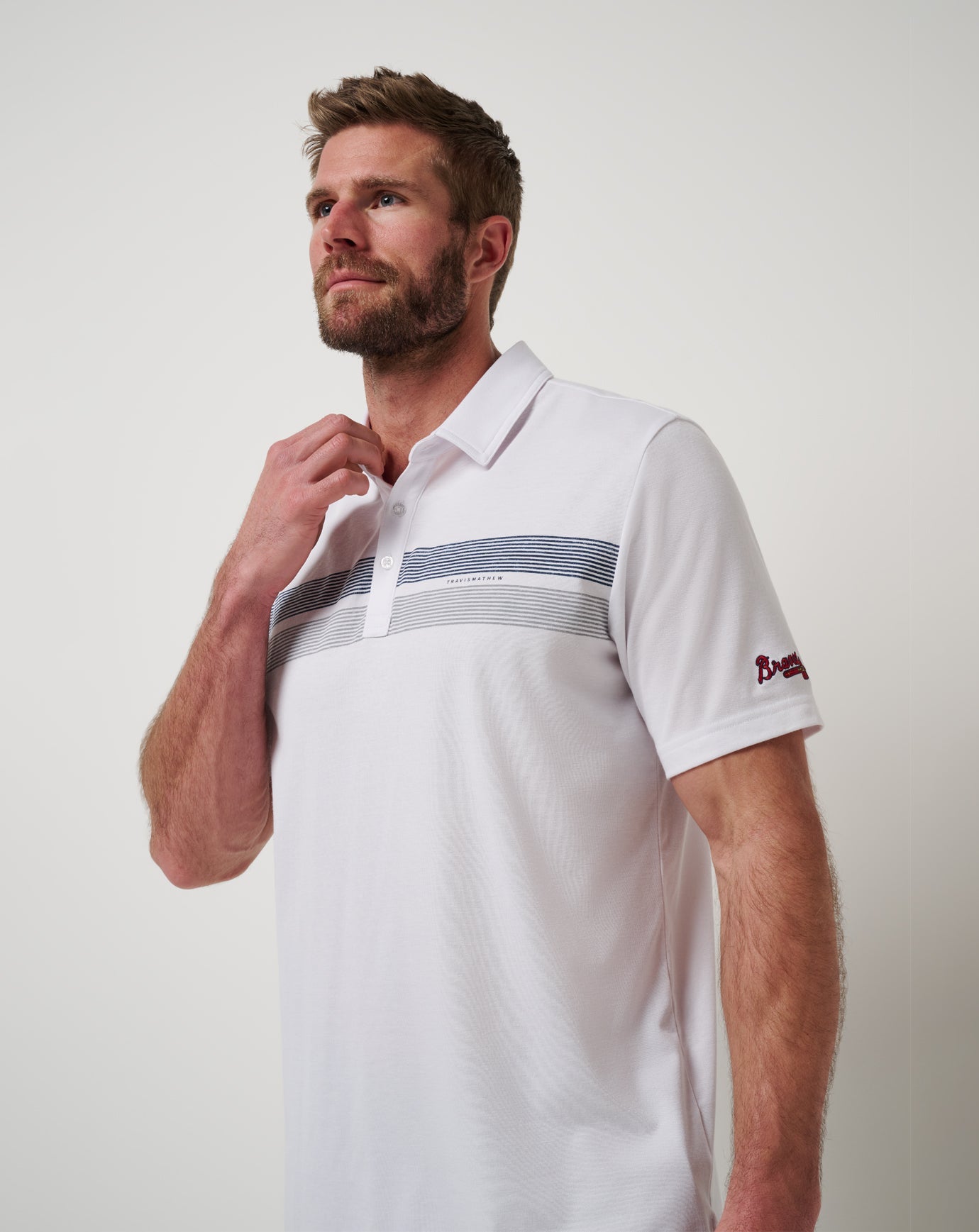 Men|New Atlanta Braves Top Recruit Polo