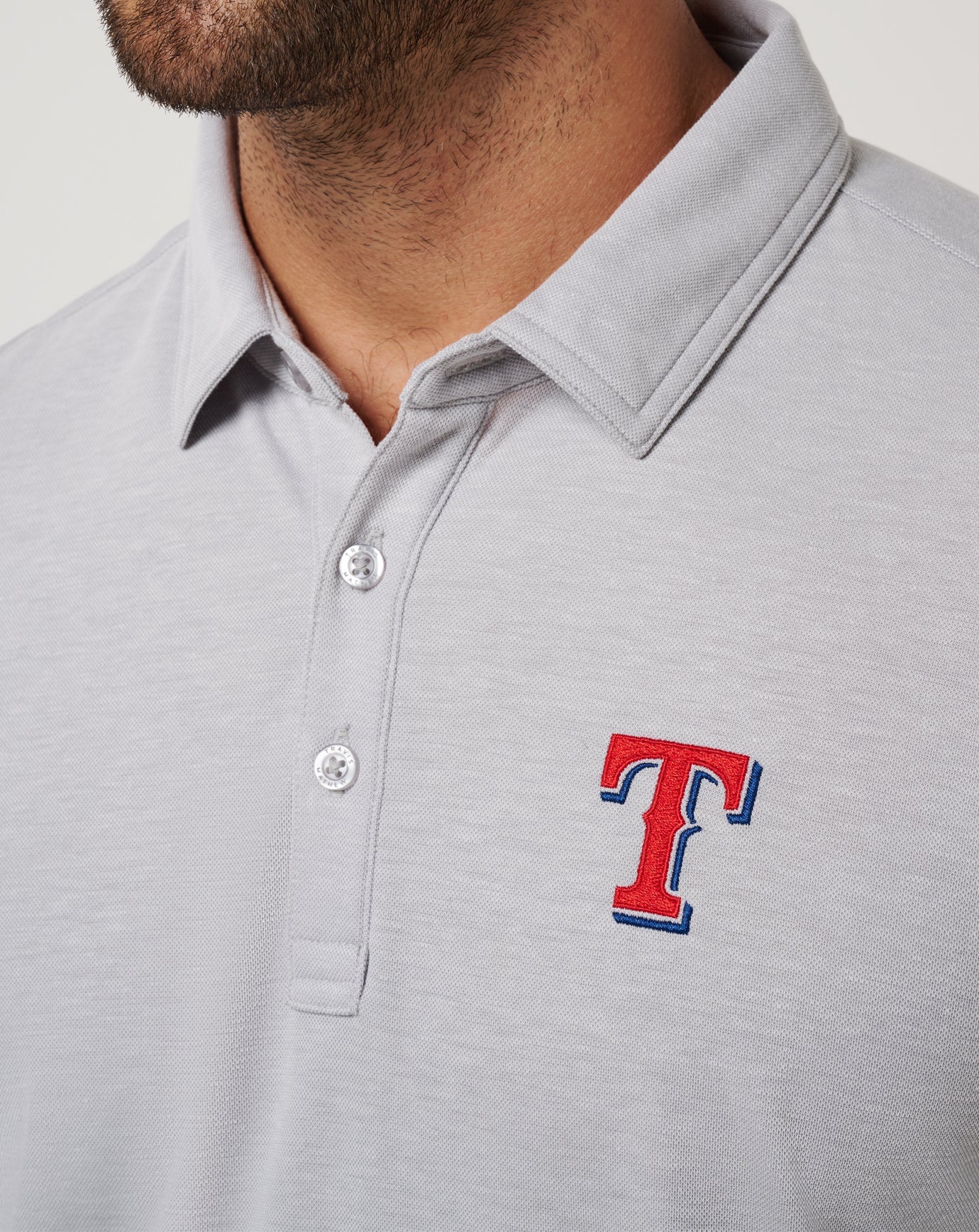 Men|New Texas Rangers Playoff Pitch Polo