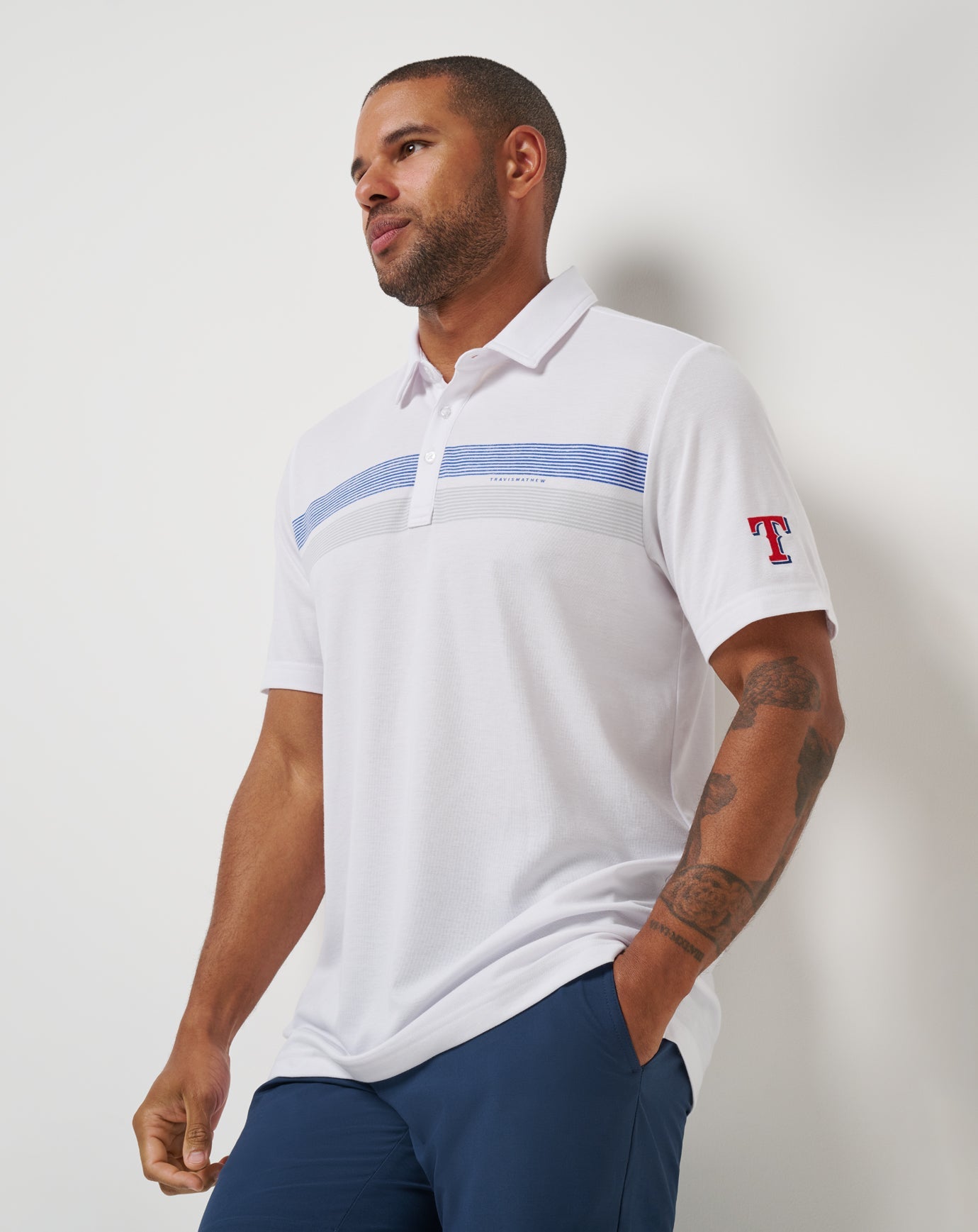Men|New Texas Rangers Top Recruit Polo