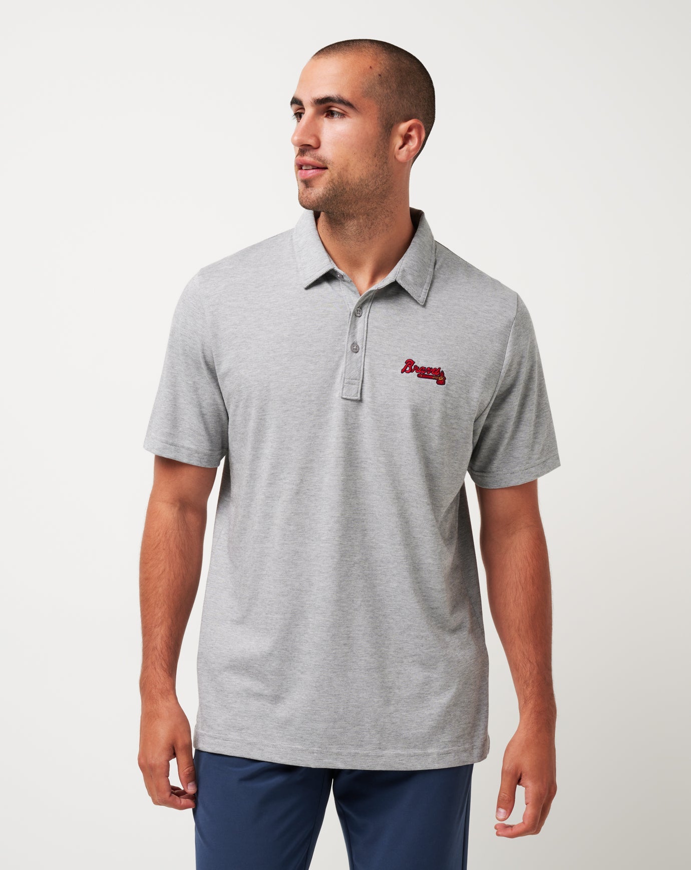 Men|New Atlanta Braves The Zinna Polo
