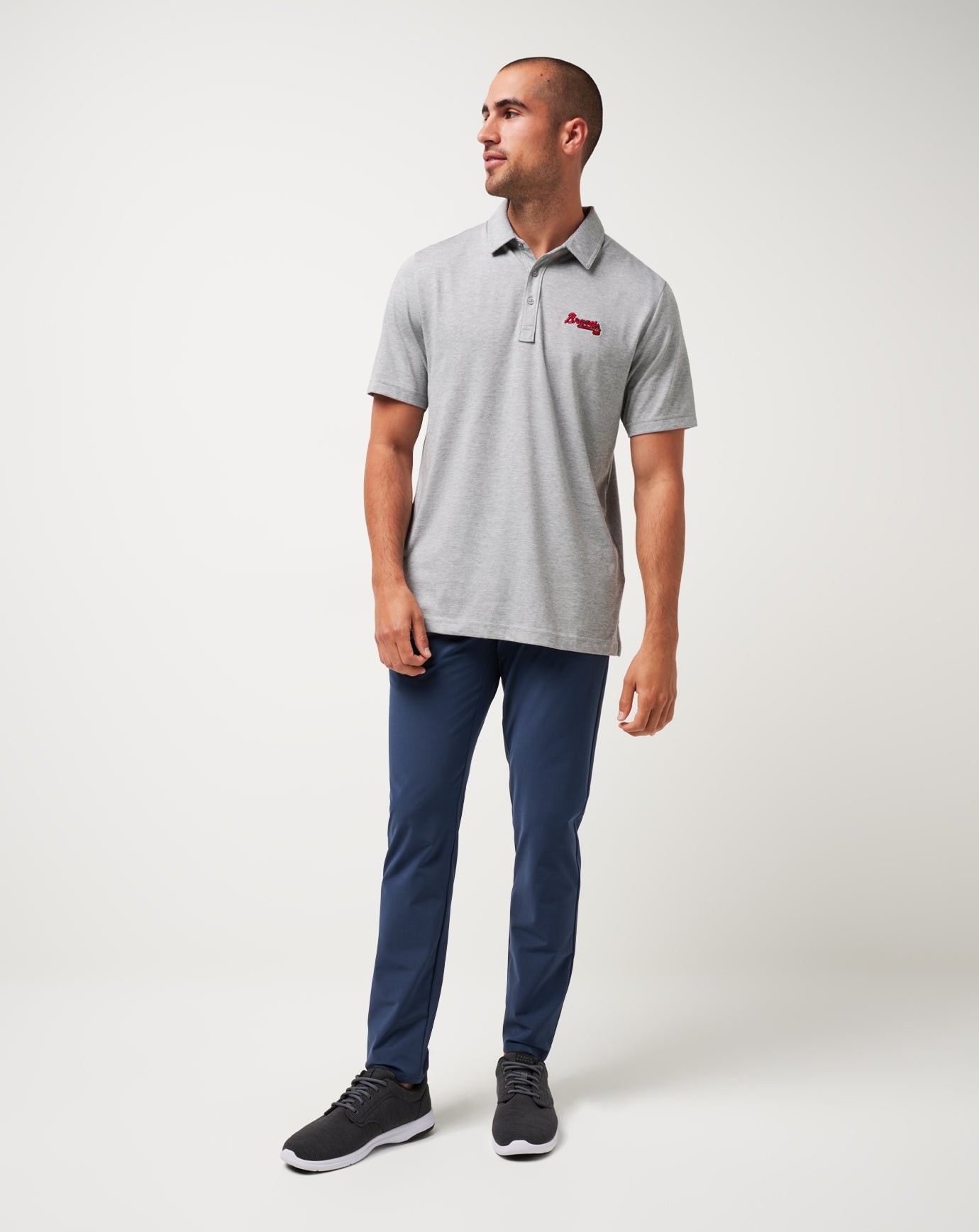 Men|New Atlanta Braves The Zinna Polo