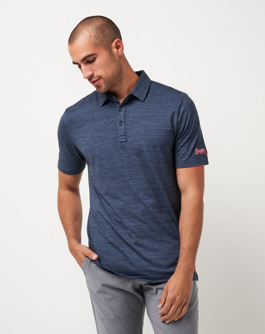 Men|New Atlanta Braves The Heater Polo