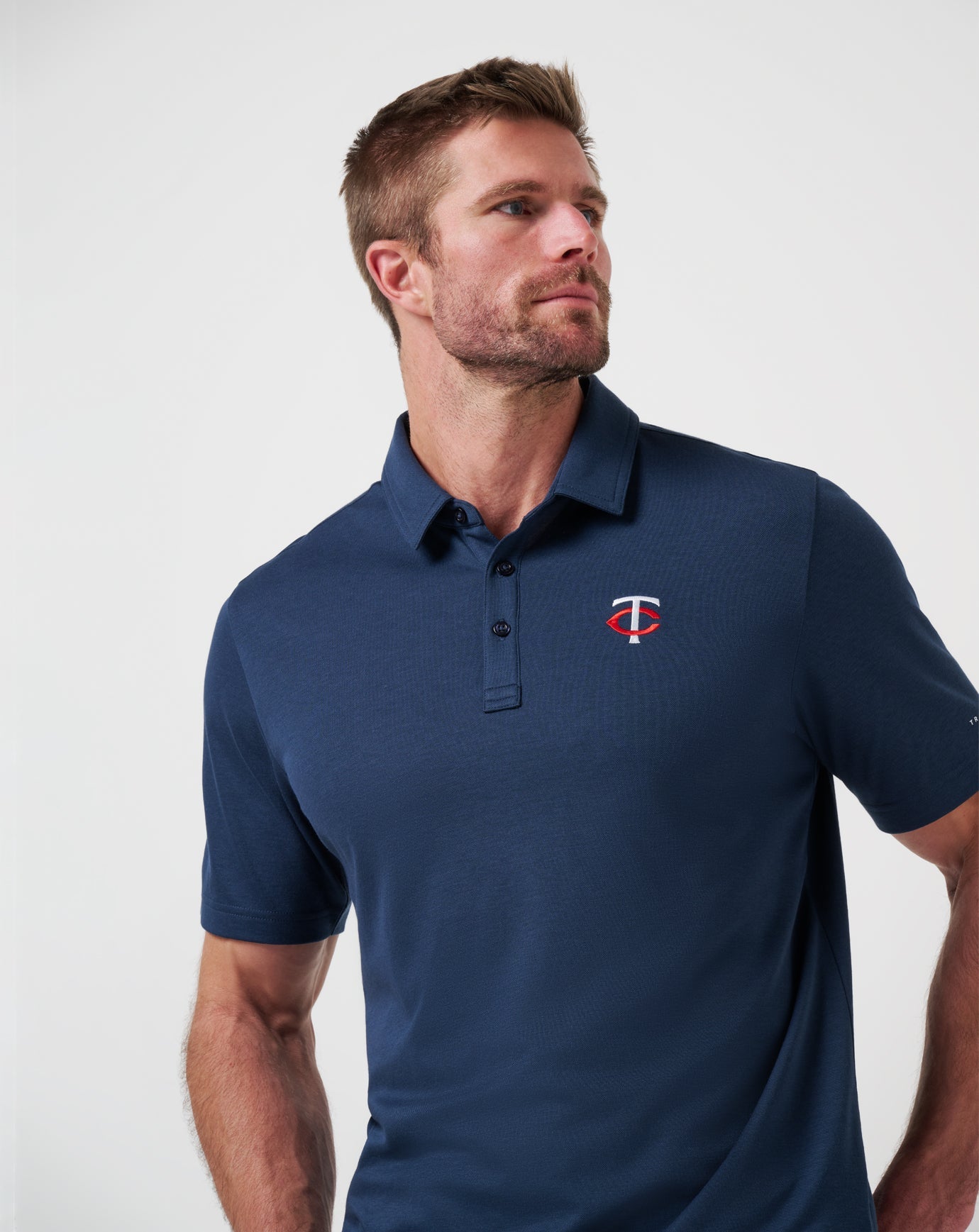 Men|New Minnesota Twins Playoff Pitch Polo
