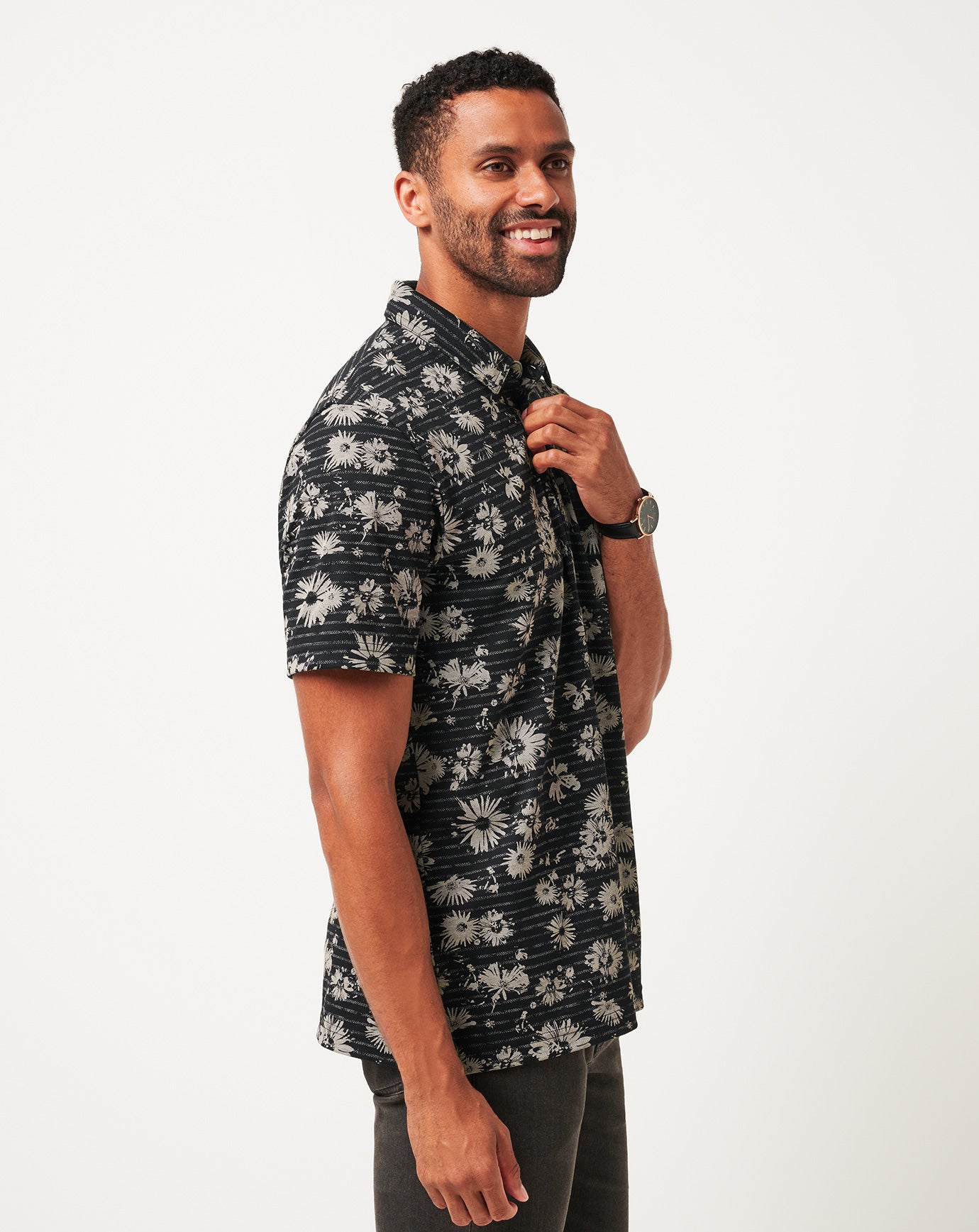 Men|Golf Shaded Grove Polo