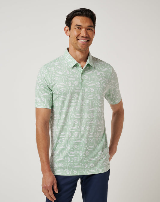 Men|Golf Featherweight Cabana Polo