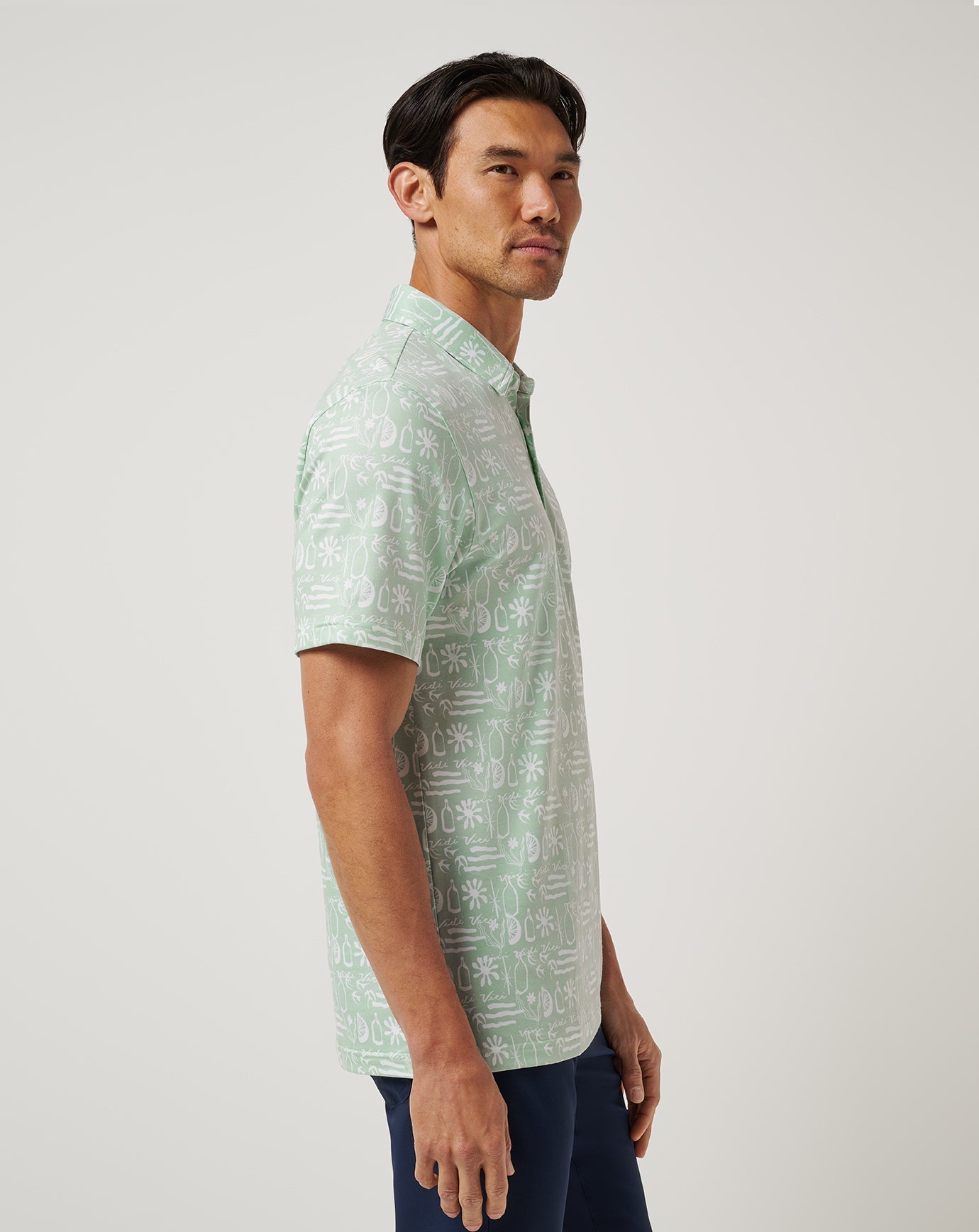 Men|Golf Featherweight Cabana Polo