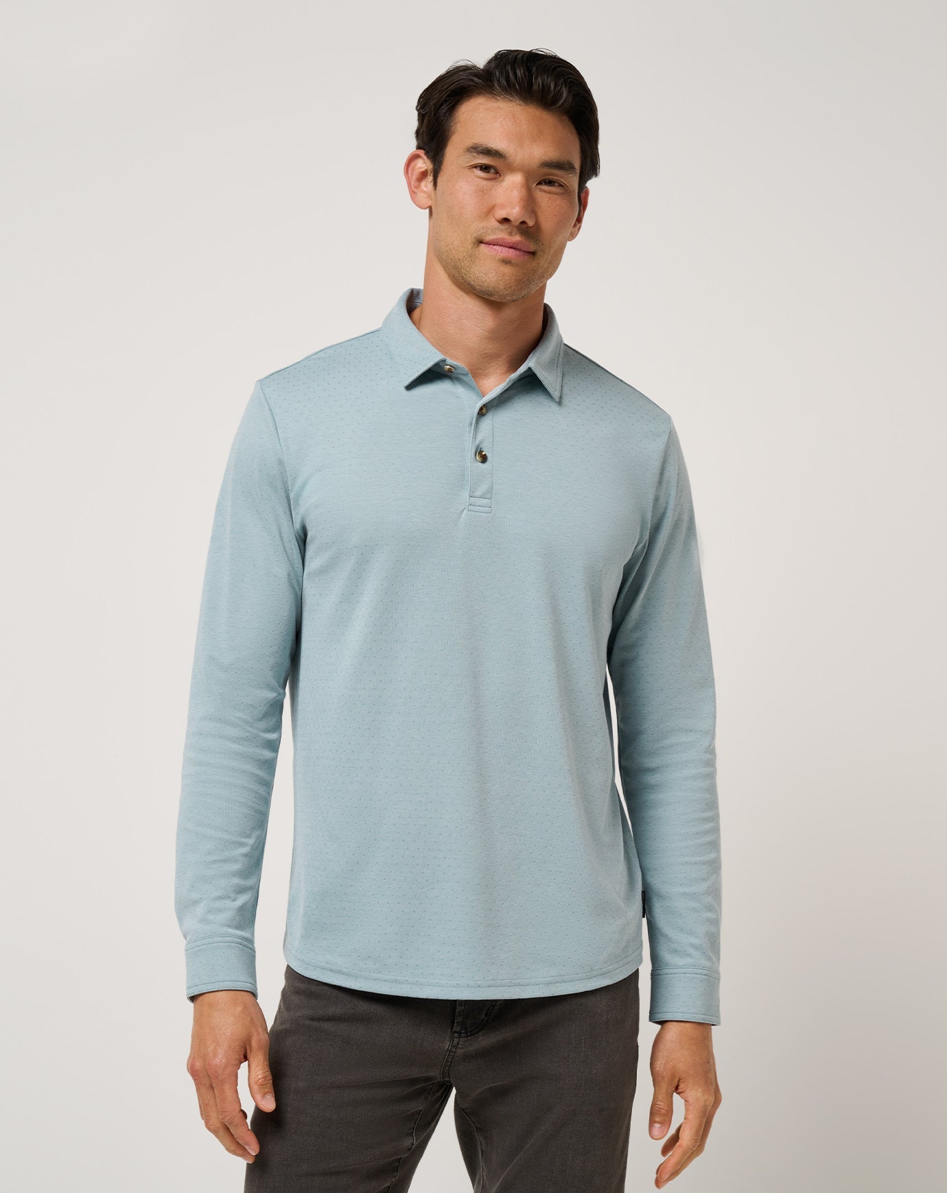 Men Handsome Town Long Sleeve Polo