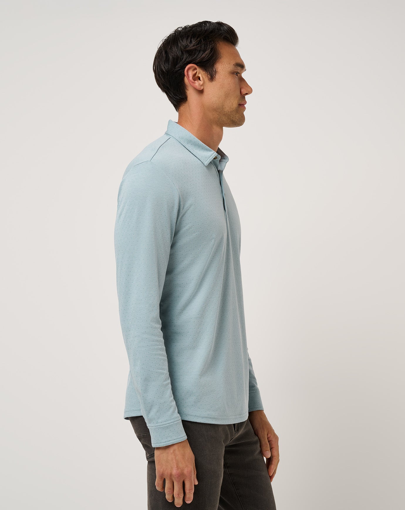 Men Handsome Town Long Sleeve Polo