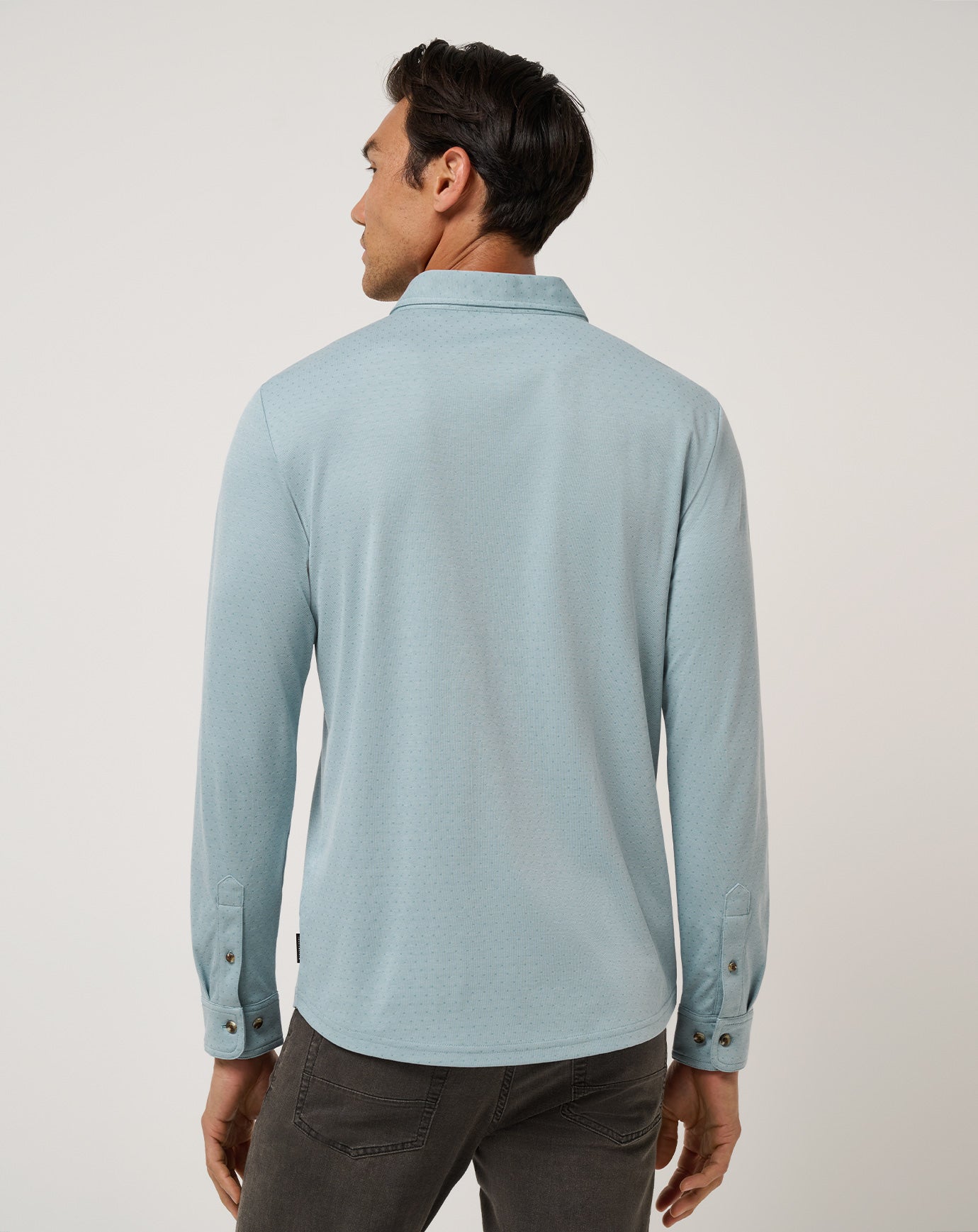 Men Handsome Town Long Sleeve Polo