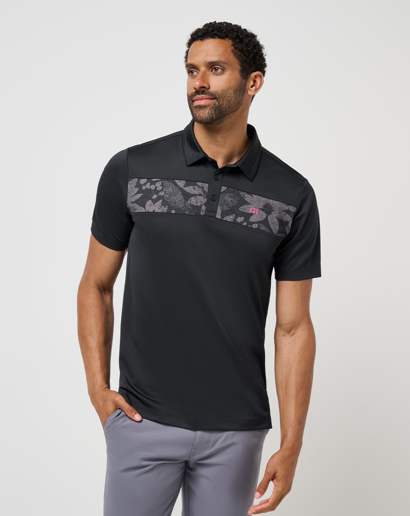 Men|Golf Good Good Chest Stripe Polo