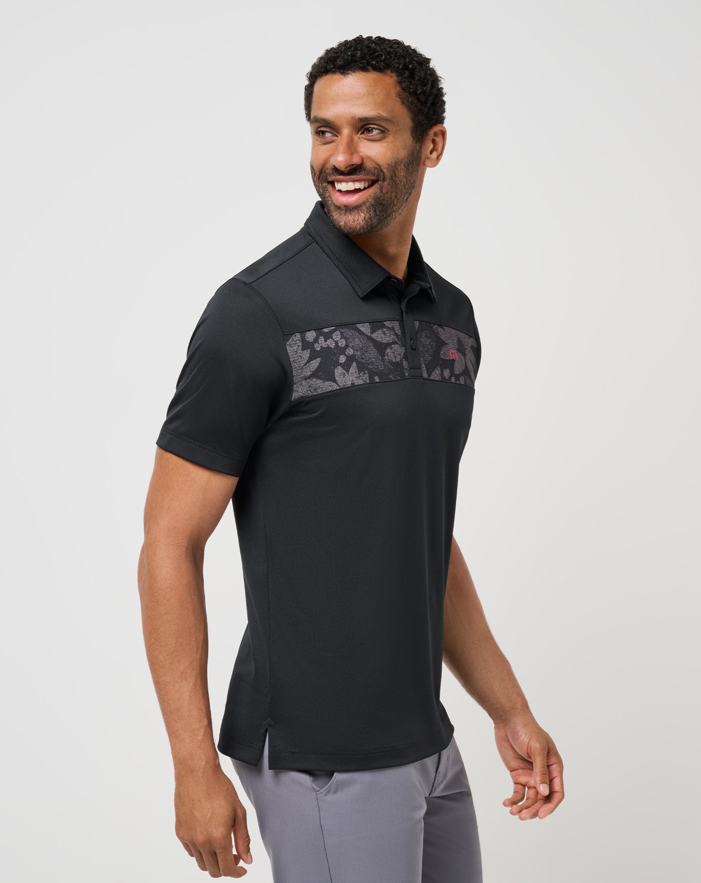 Men|Golf Good Good Chest Stripe Polo