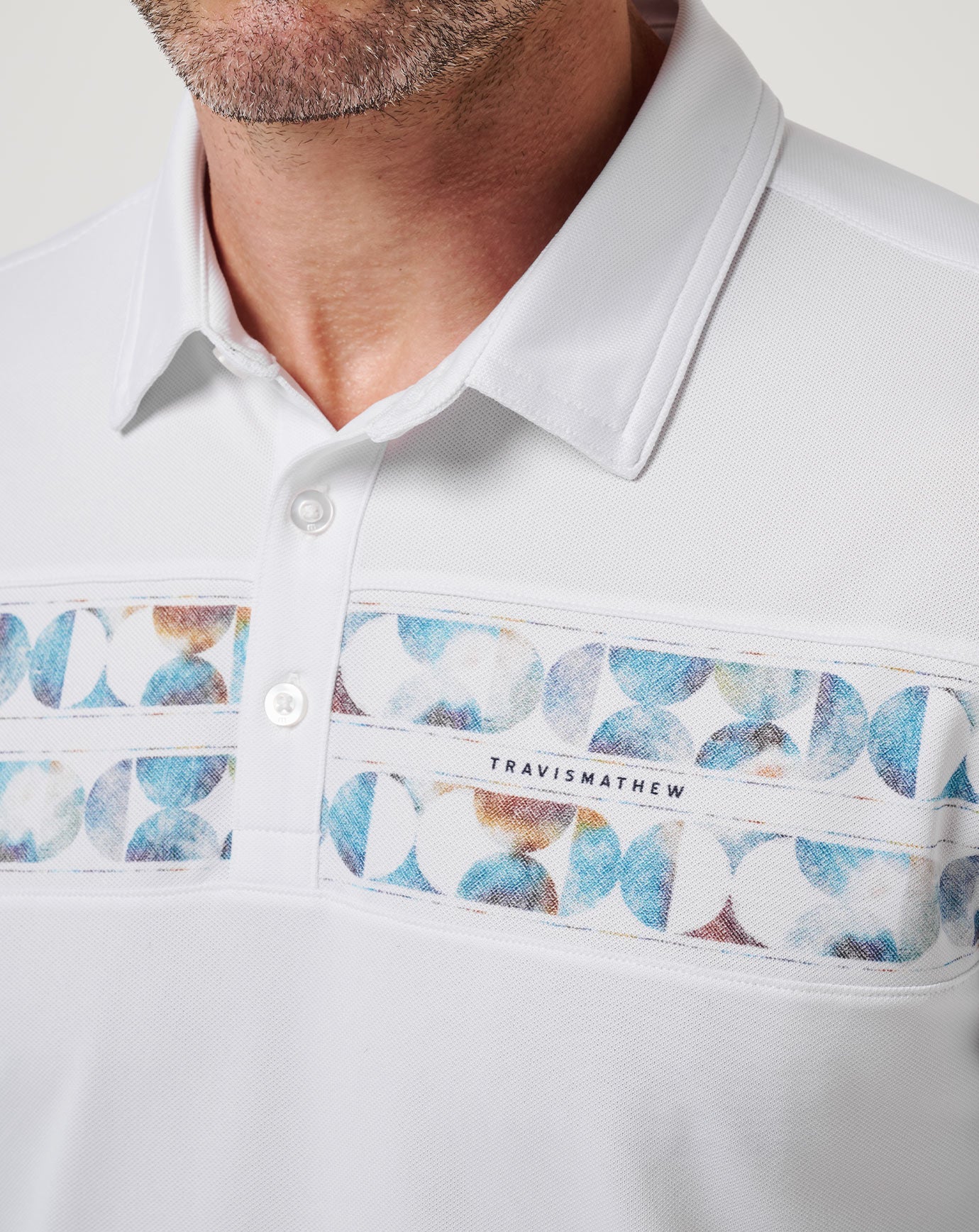 Men|Golf Good Good Chest Stripe Polo