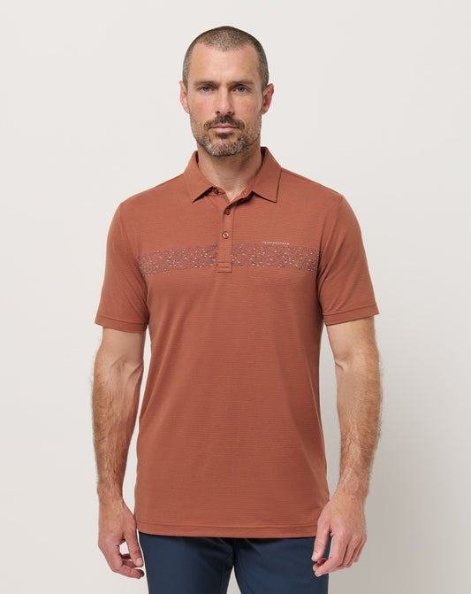 Men The Heater Chest Stripe Polo