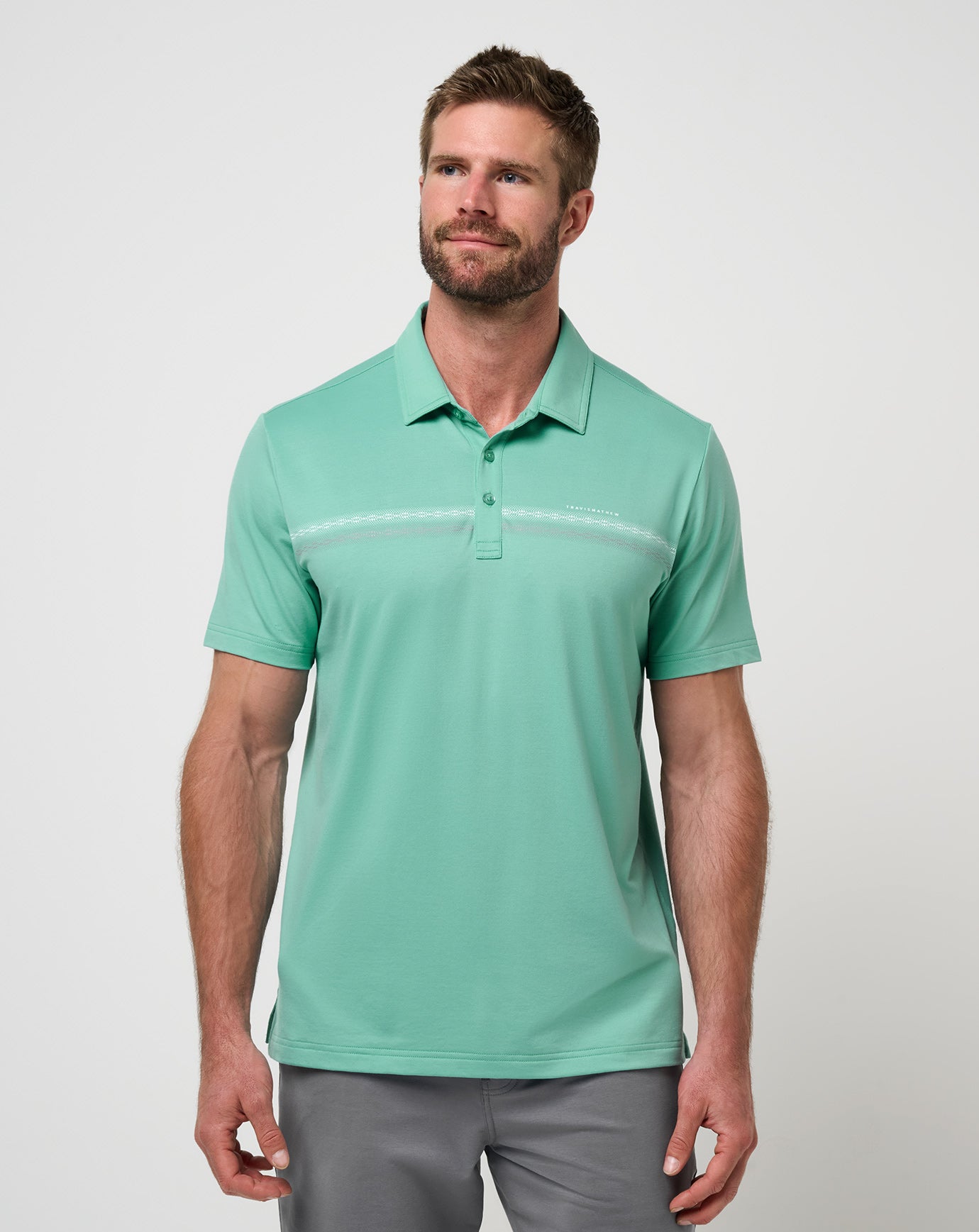Men|Golf Featherweight Chest Stripe Polo