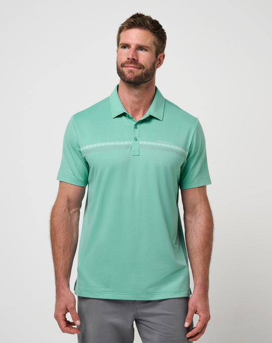 Men|Golf Featherweight Chest Stripe Polo