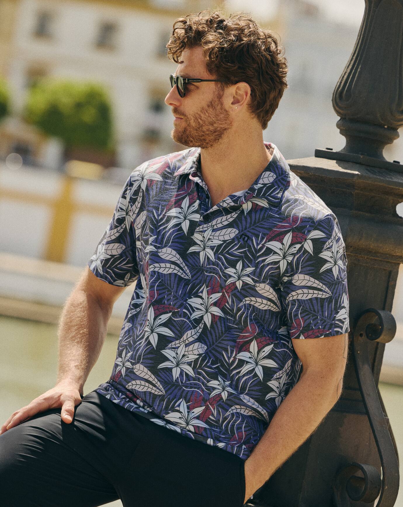 Men|Golf Featherweight Open Bay Polo