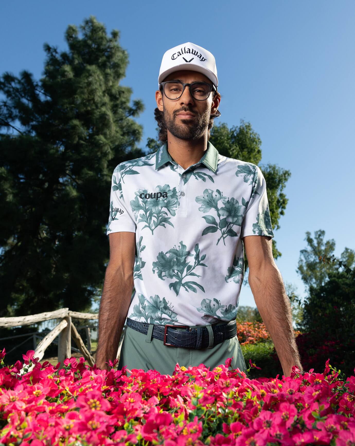Men|Golf Featherweight Magnolia Polo
