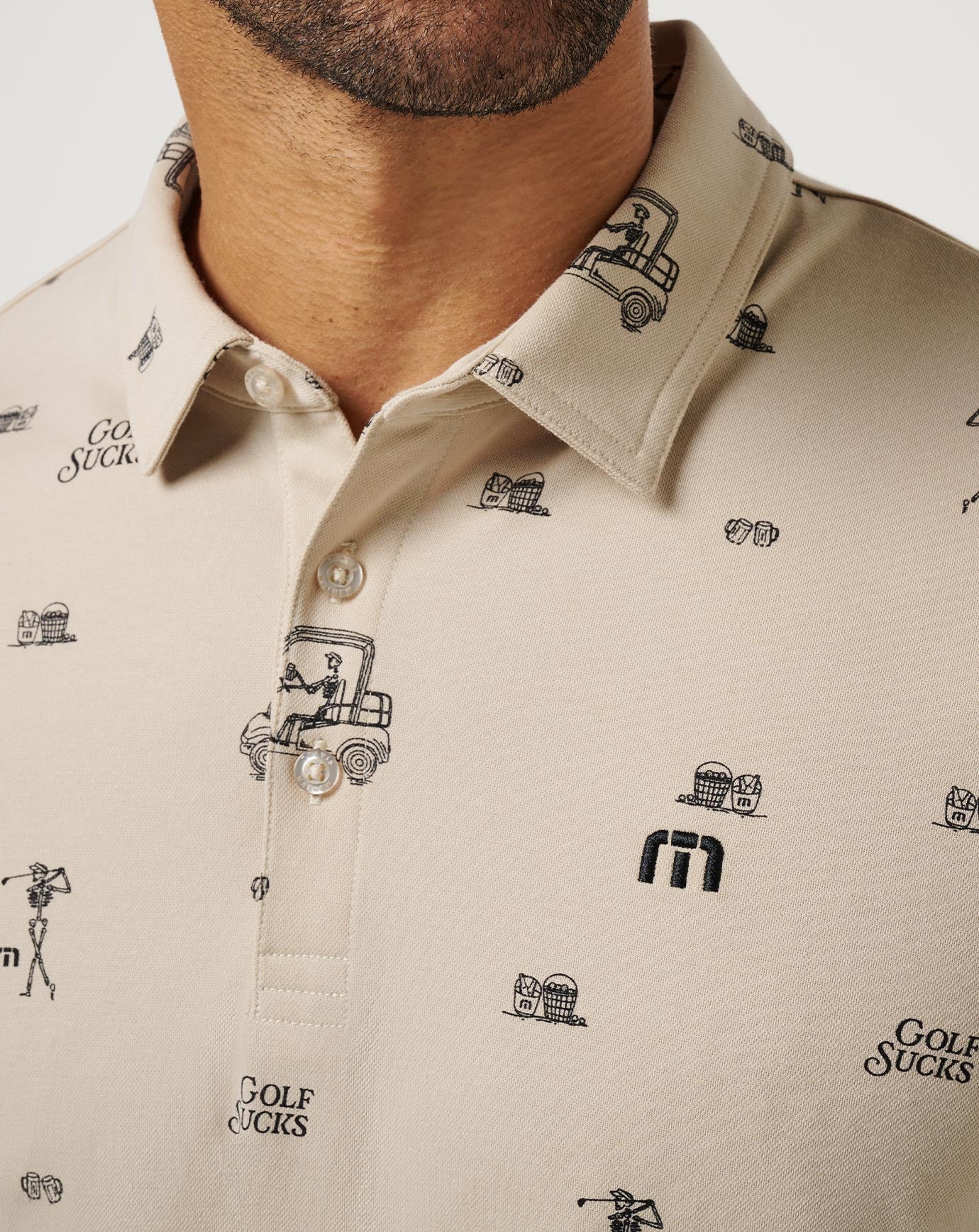 Men|Golf Golf Sucks Polo