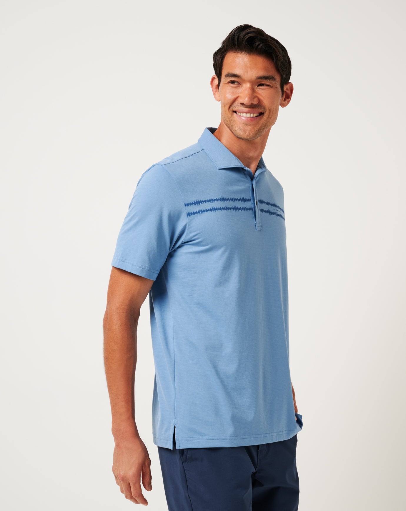 Men Sunbeam Chest Stripe Polo