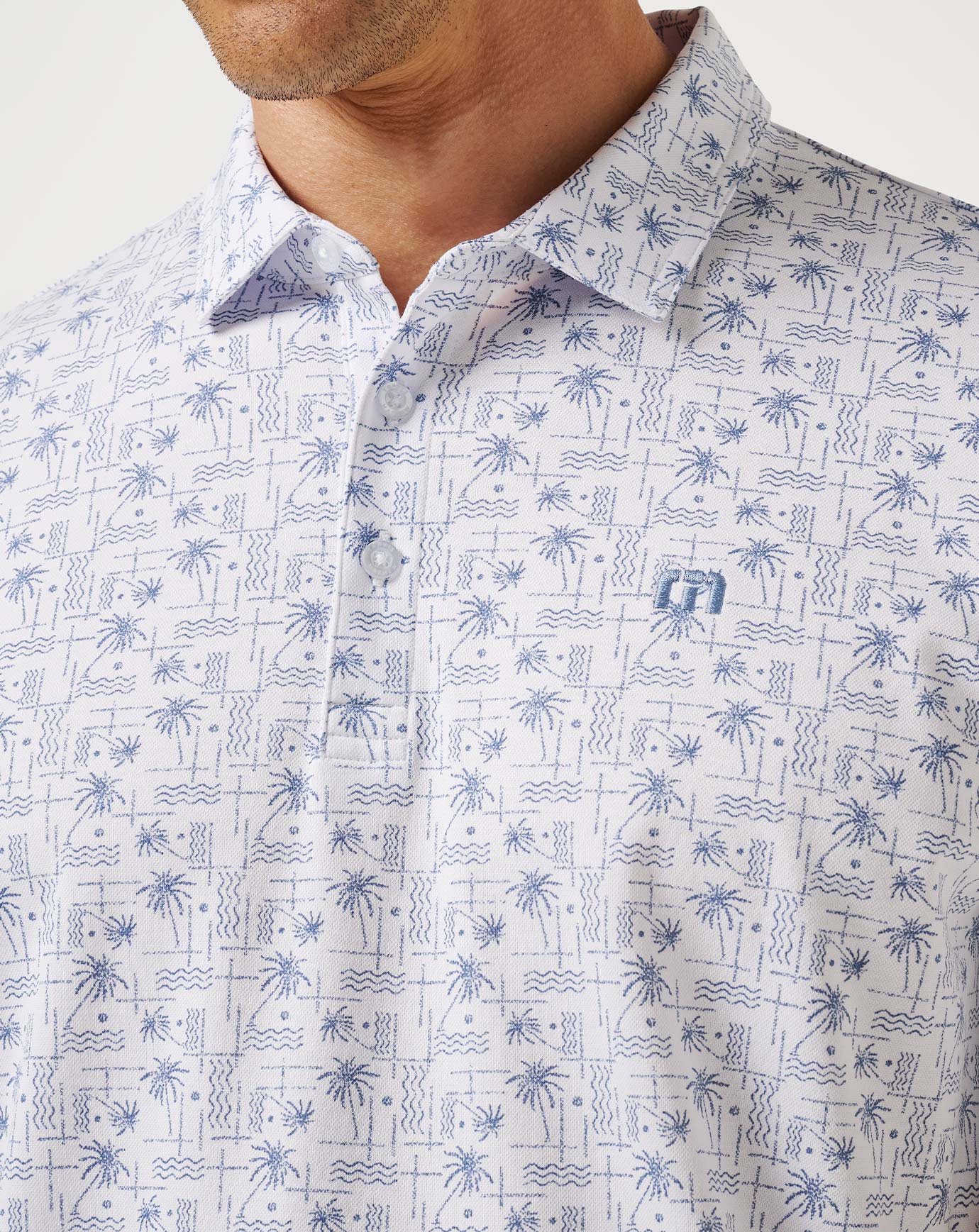 Men Crystal Sea Polo