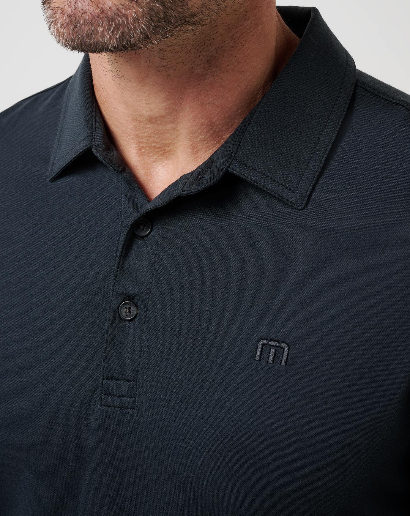 Men Featherweight Long Sleeve Polo