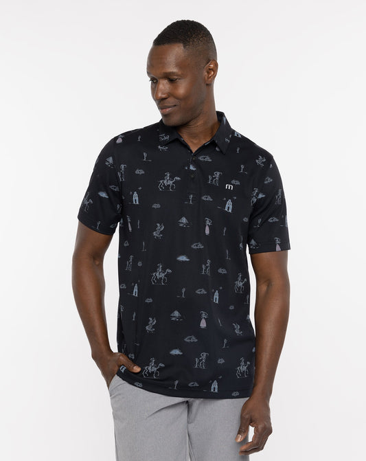 Men Acai Palm Polo